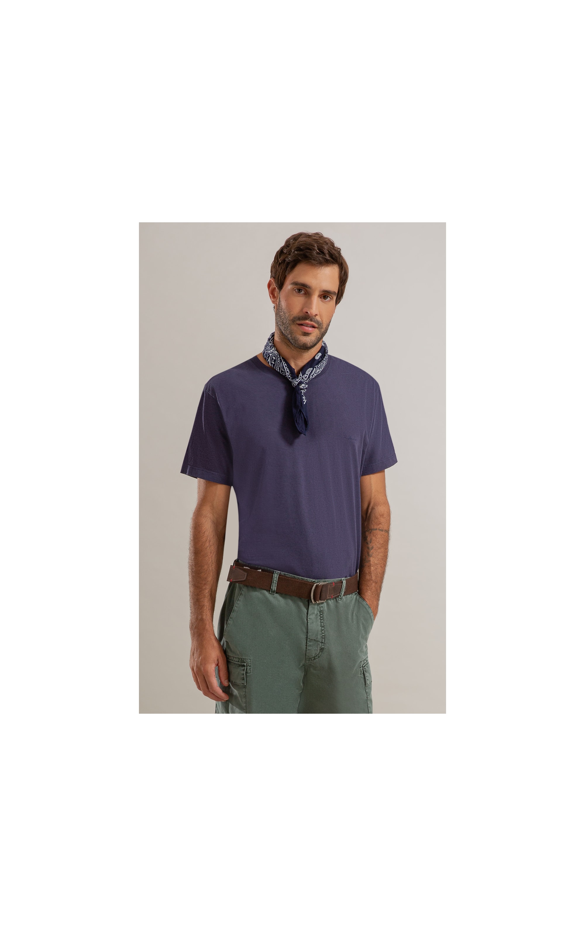 T-Shirt Mescla Sobretinto Mc Old Purple Mescla