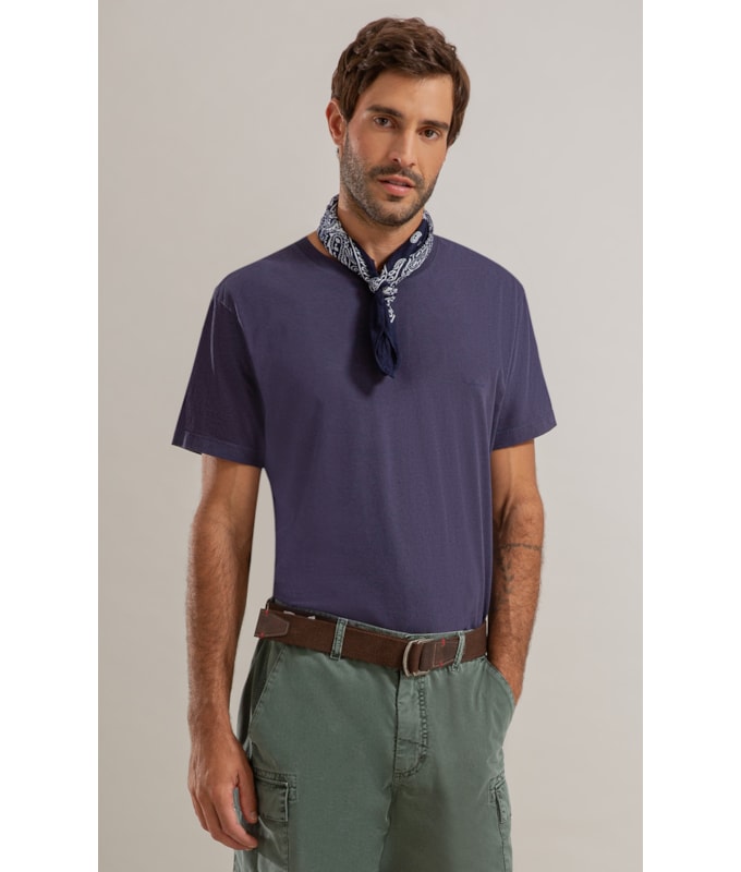 T-Shirt Mescla Sobretinto Mc Old Purple Mescla