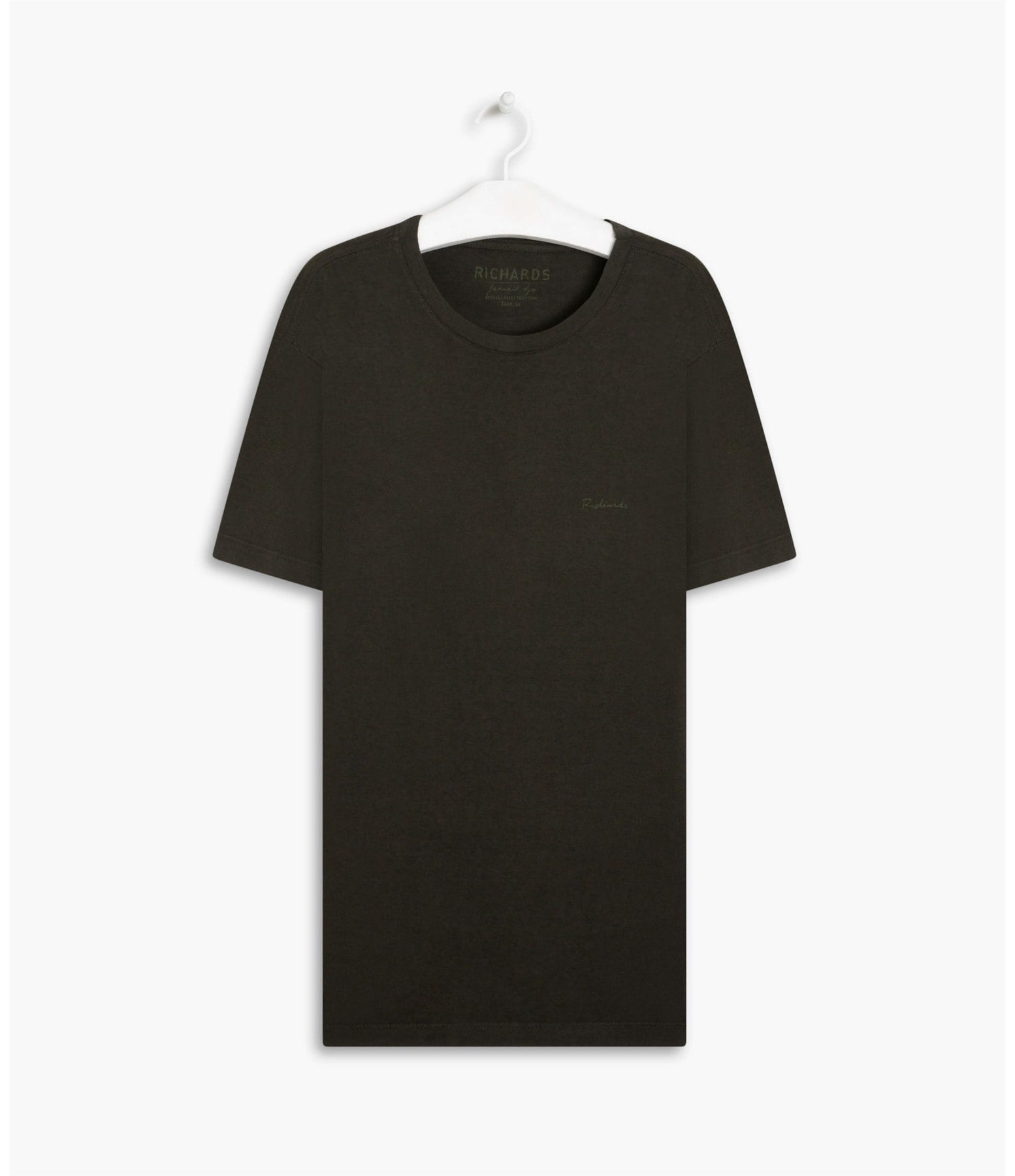 T-Shirt Mescla Sobretinto Mc Verde Militar Mescla