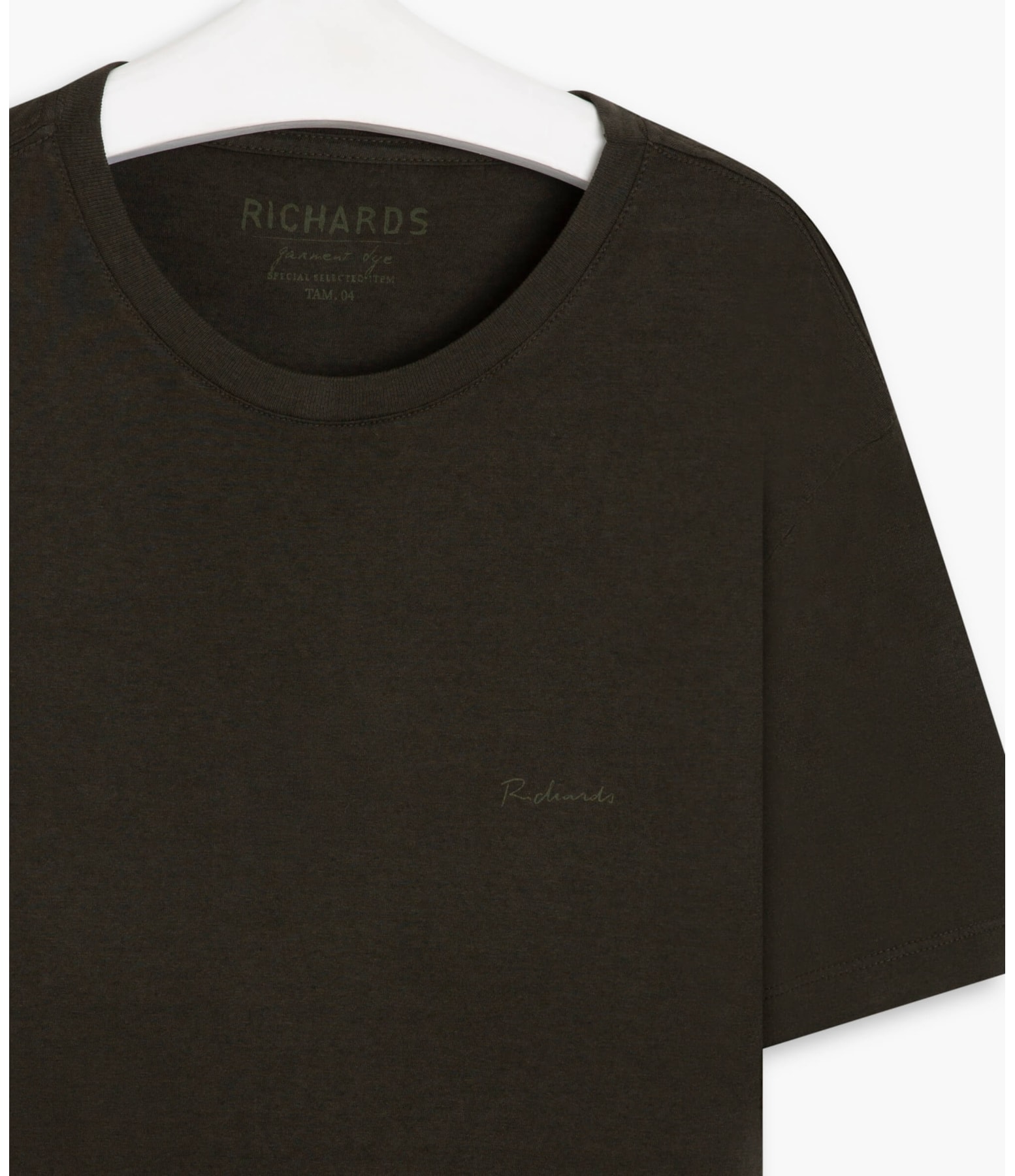 T-Shirt Mescla Sobretinto Mc Verde Militar Mescla