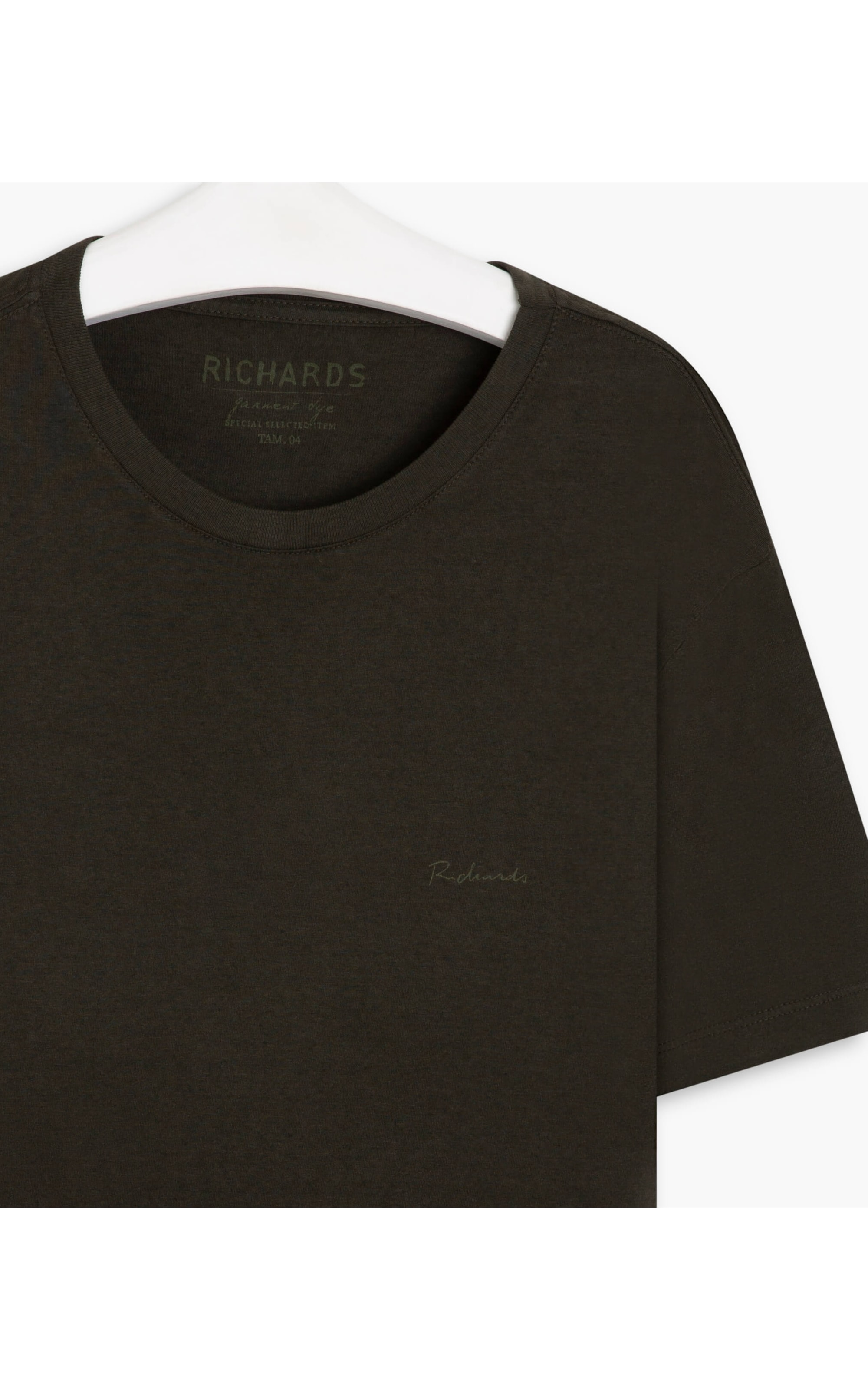 T-Shirt Mescla Sobretinto Mc Verde Militar Mescla