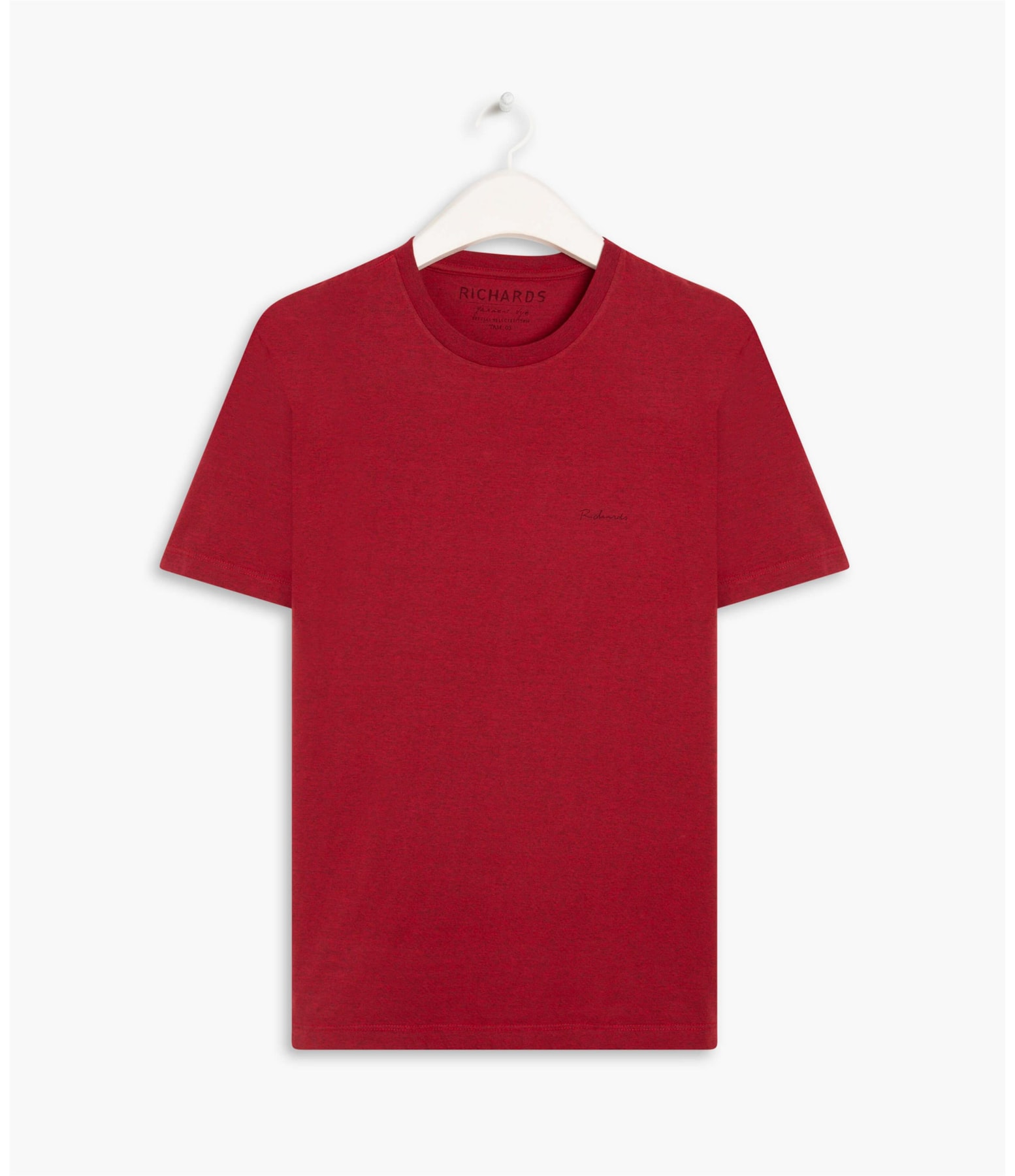 T-Shirt Mescla Sobretinto Mc Vermelho Mescla