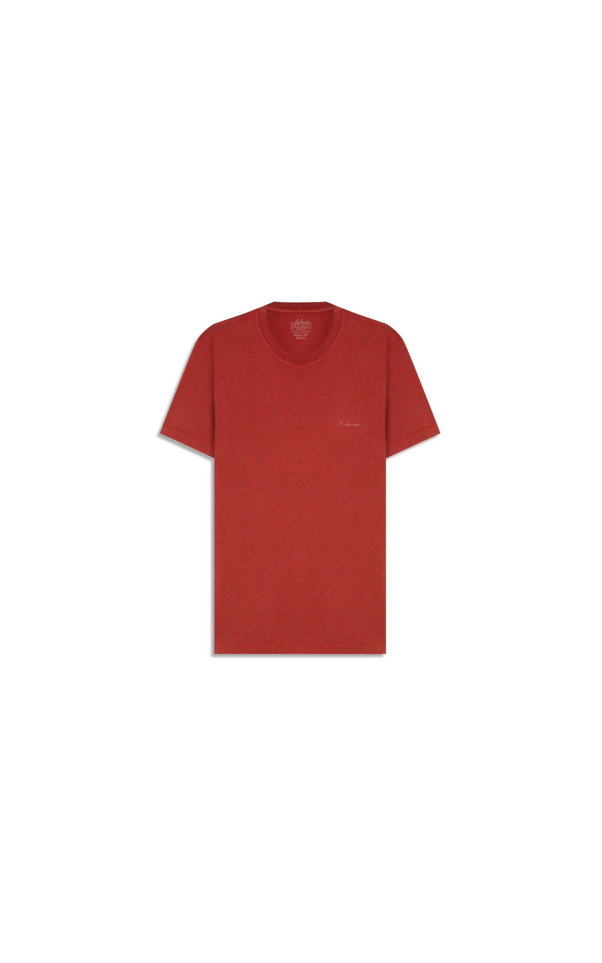 T-Shirt Mescla Sobretinto Mc Vermelho Mescla