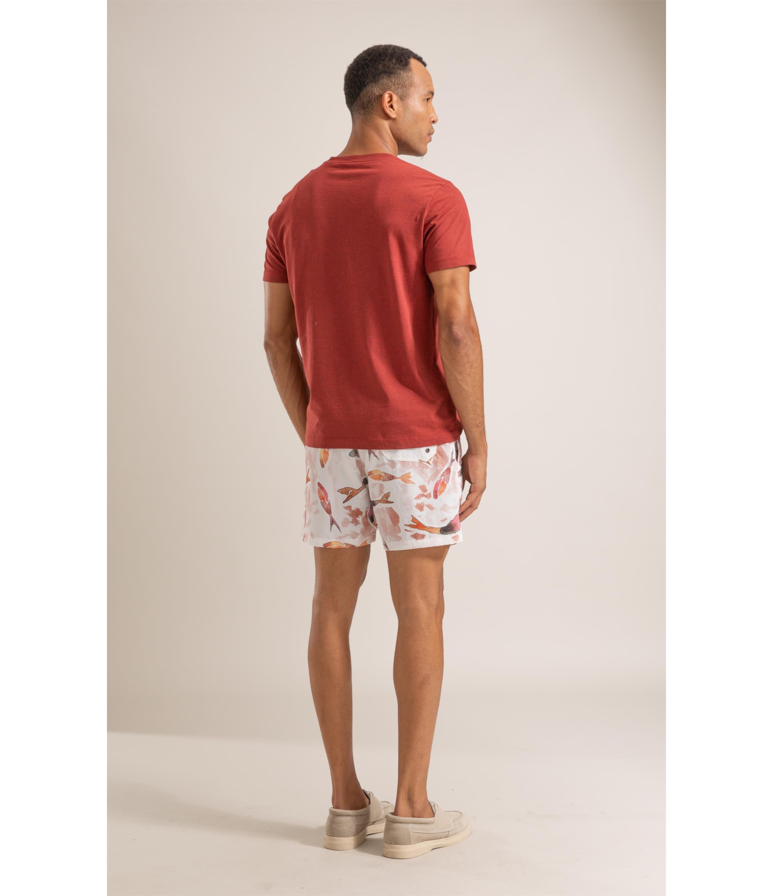 T-Shirt Mescla Sobretinto Mc Vermelho Mescla