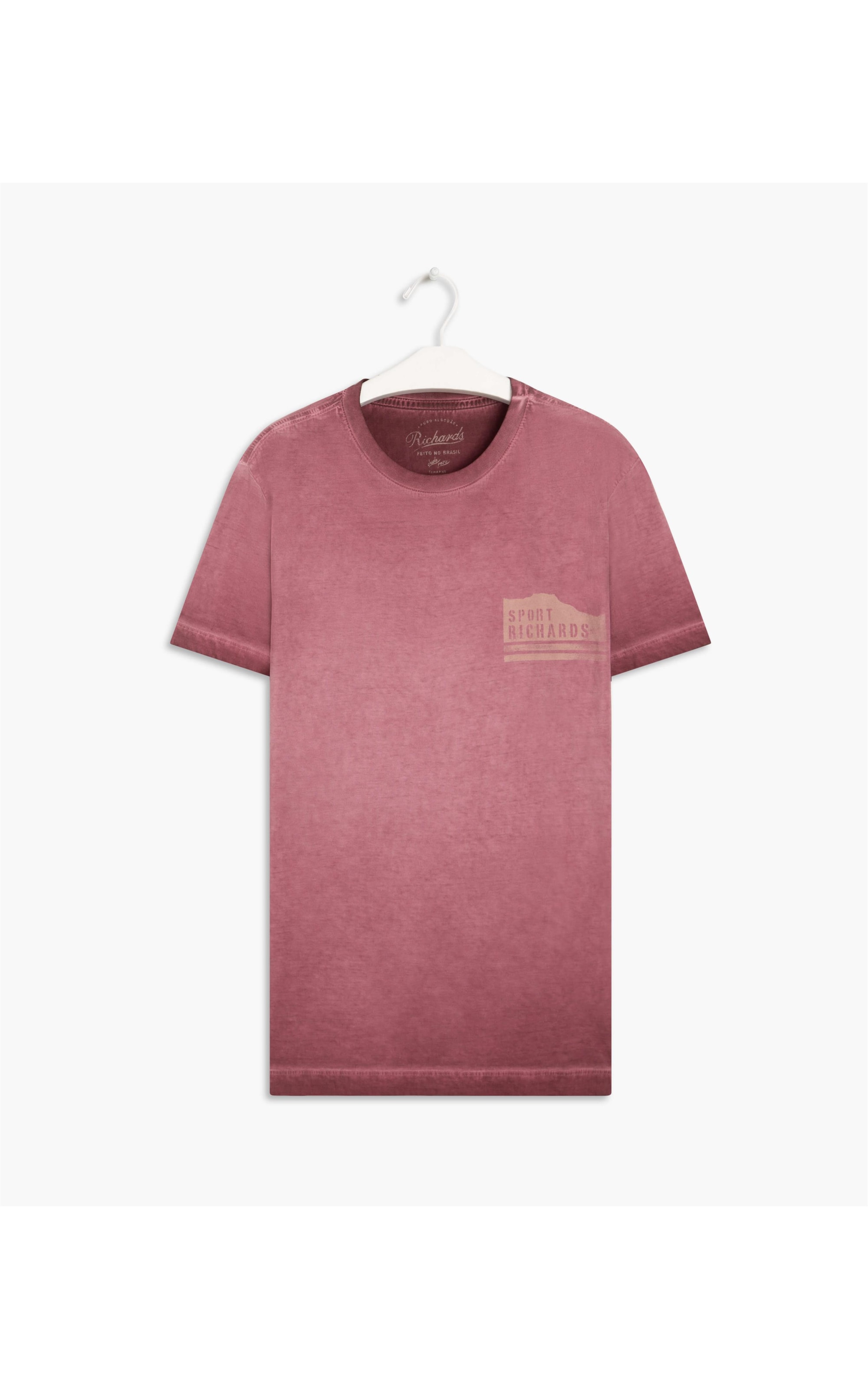 T-Shirt Mm a Seco Sport Richards Mc Bordeaux