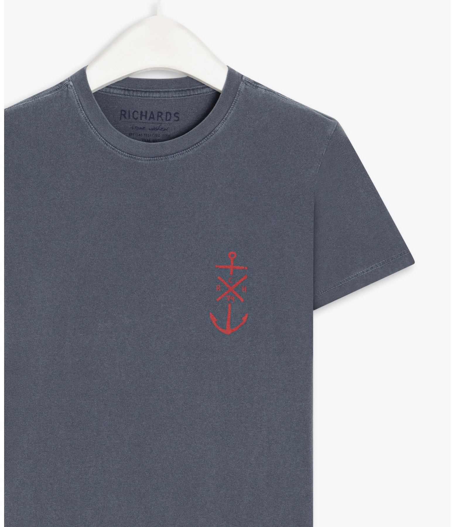 T-Shirt Mm Âncora Dark Navy
