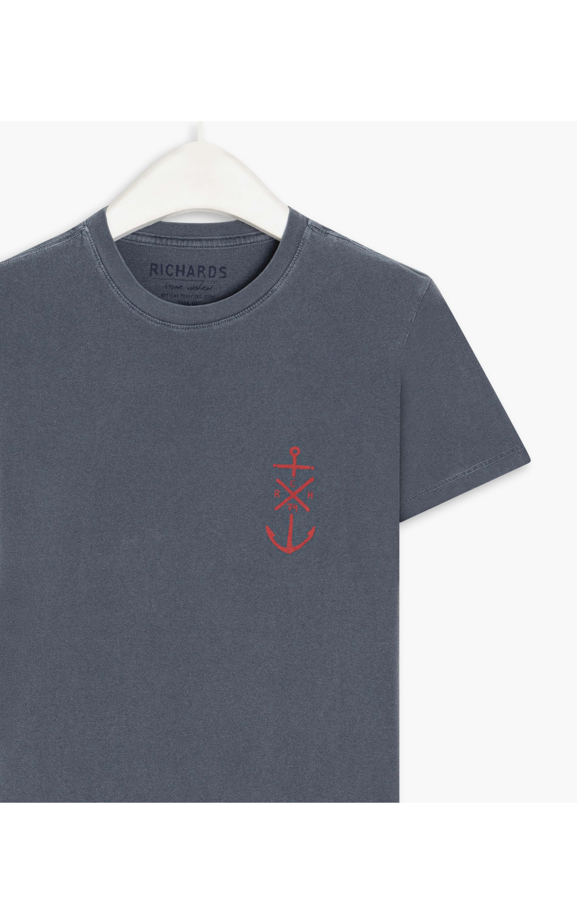 T-Shirt Mm Âncora Dark Navy