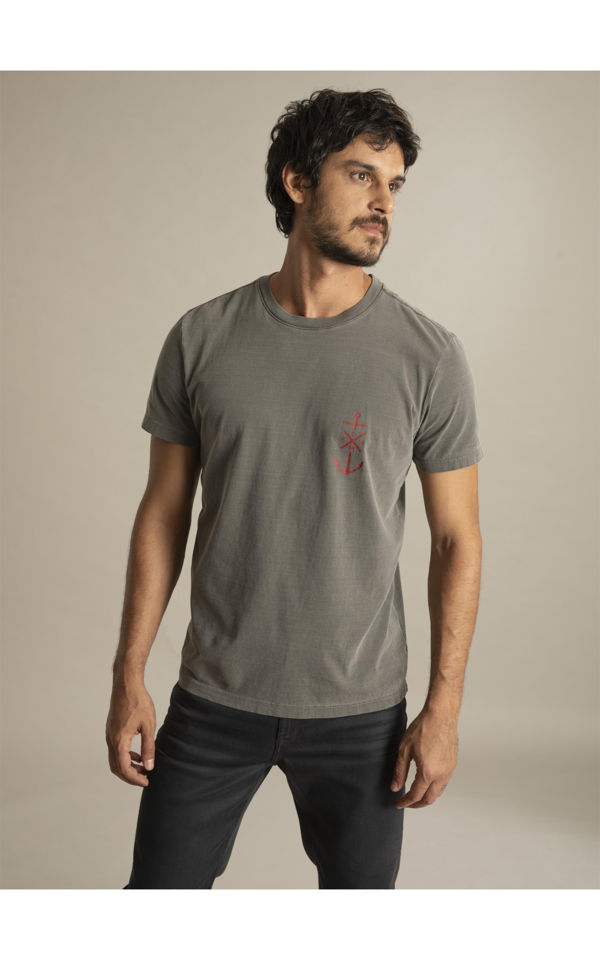 T-Shirt Mm Âncora Havana (I240