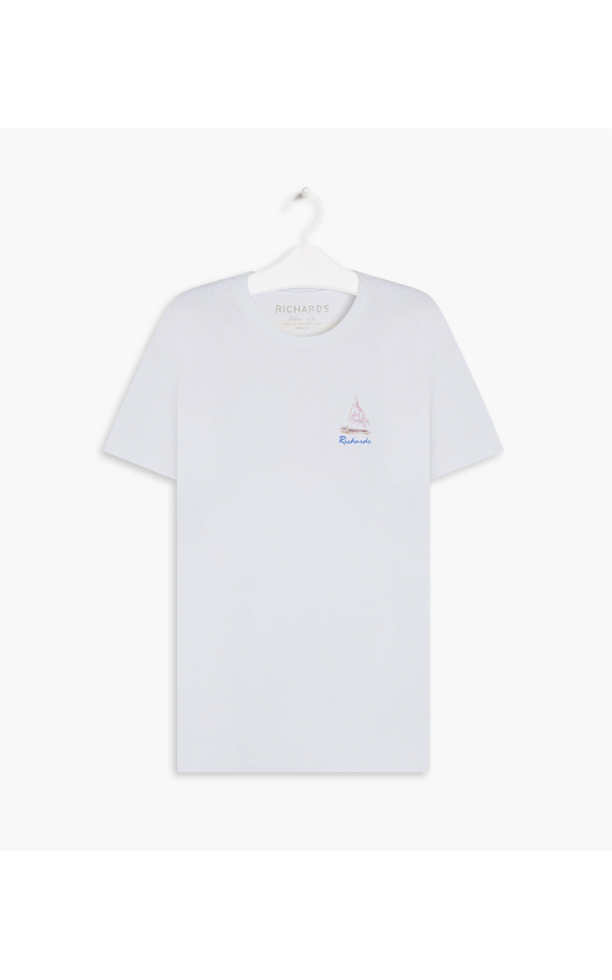 T-Shirt Mm Aquarela La Mer Mc Branco