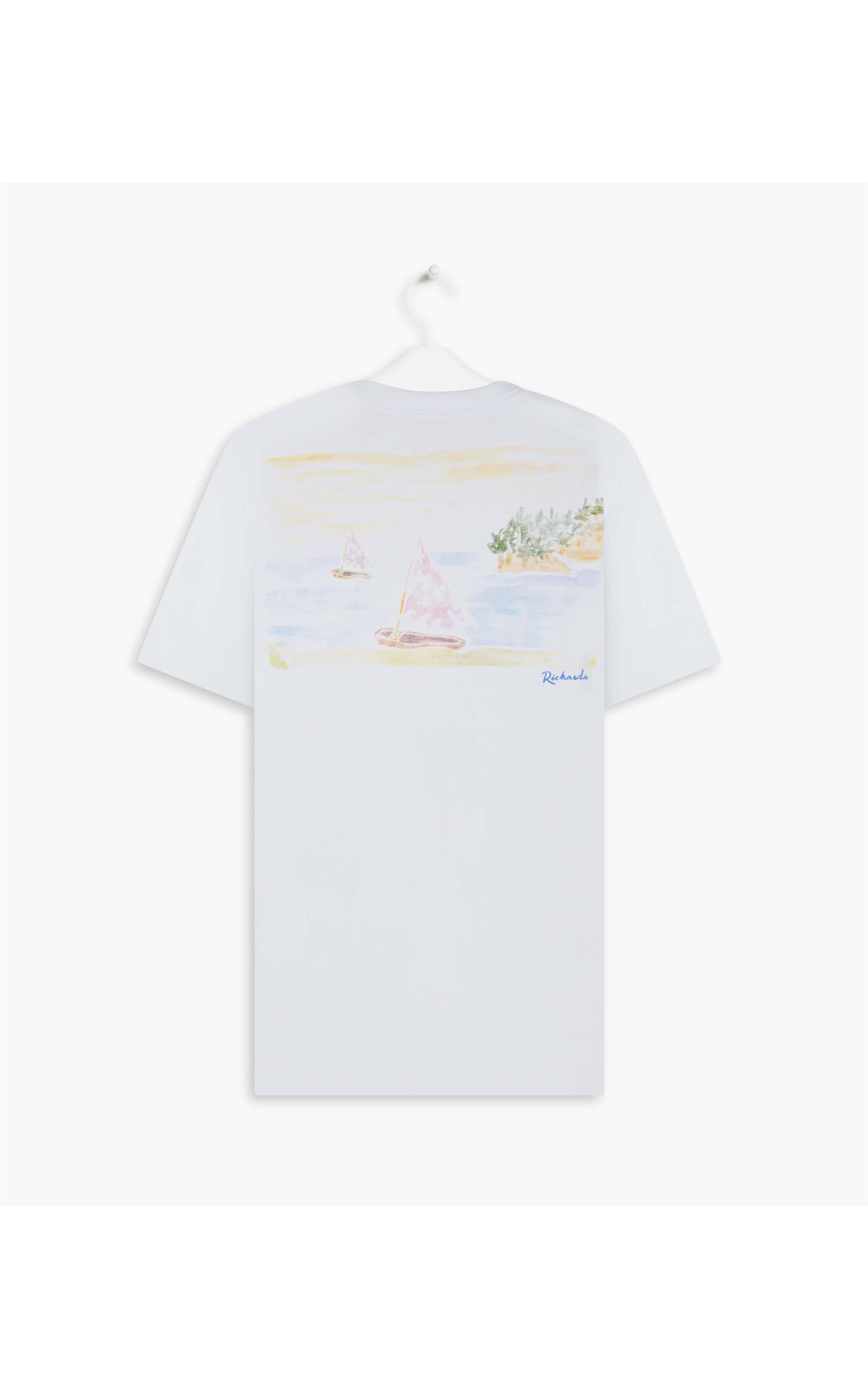 T-Shirt Mm Aquarela La Mer Mc Branco