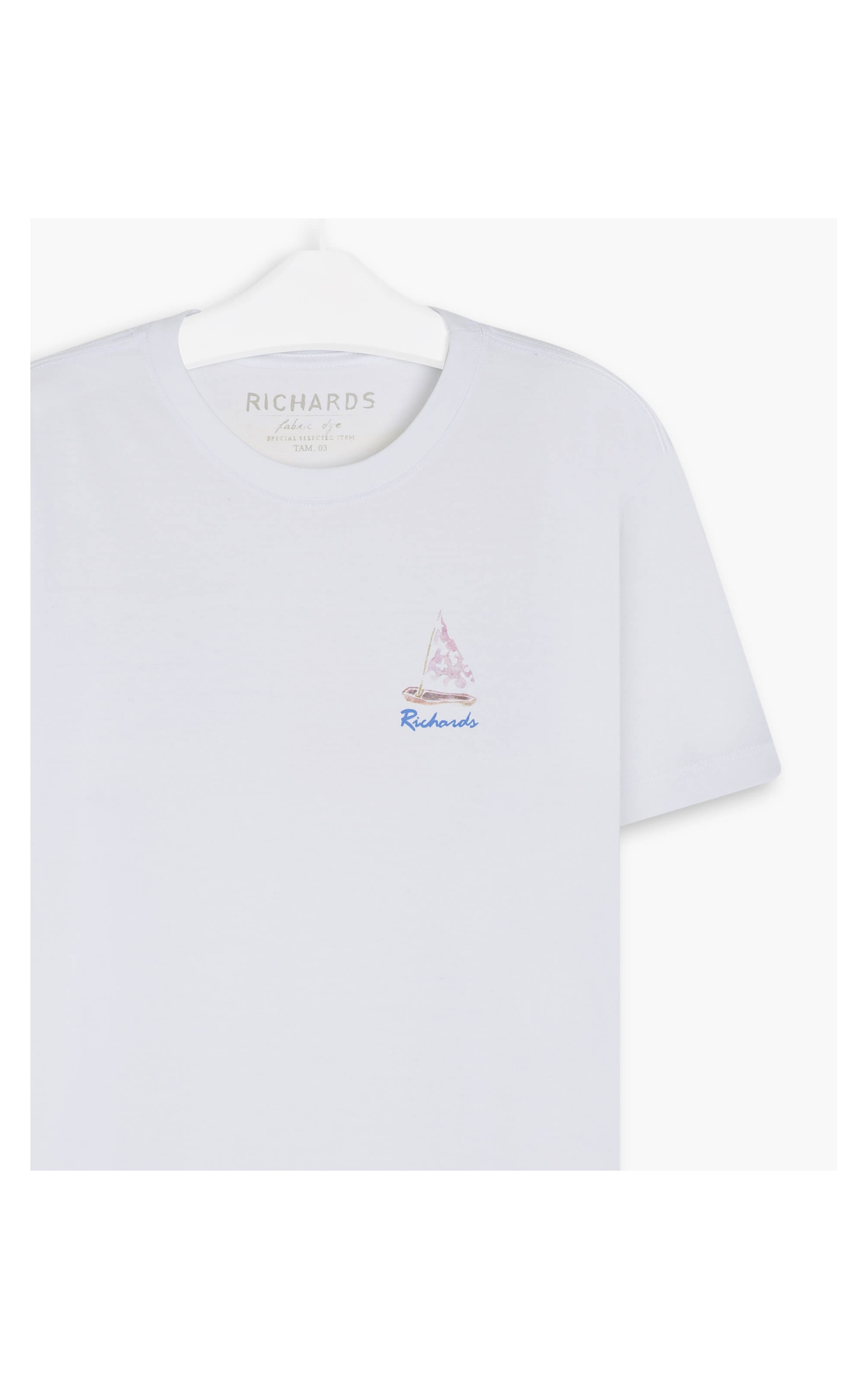 T-Shirt Mm Aquarela La Mer Mc Branco