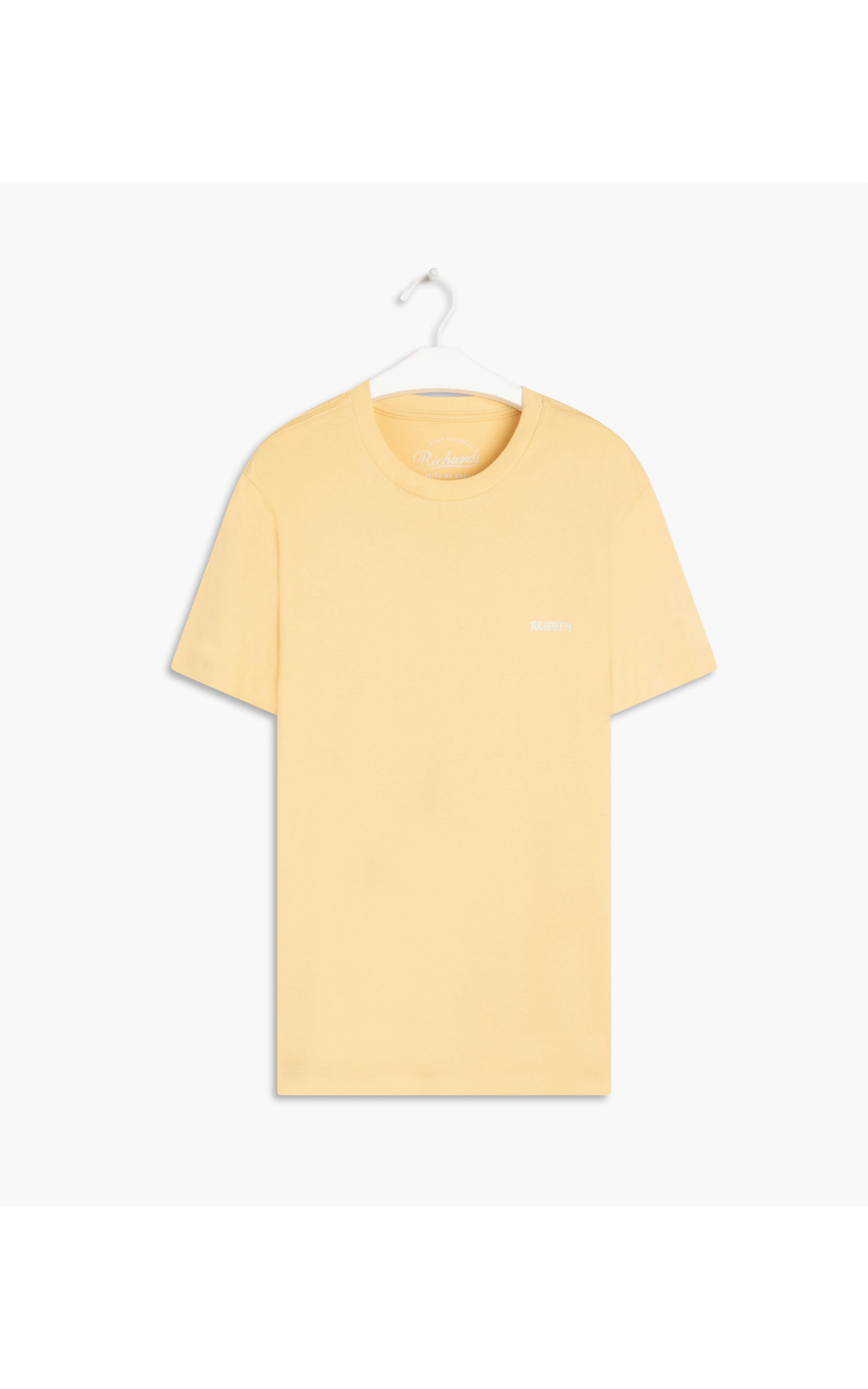 T-Shirt Mm Aquarela Pássaro Mc Amarelo