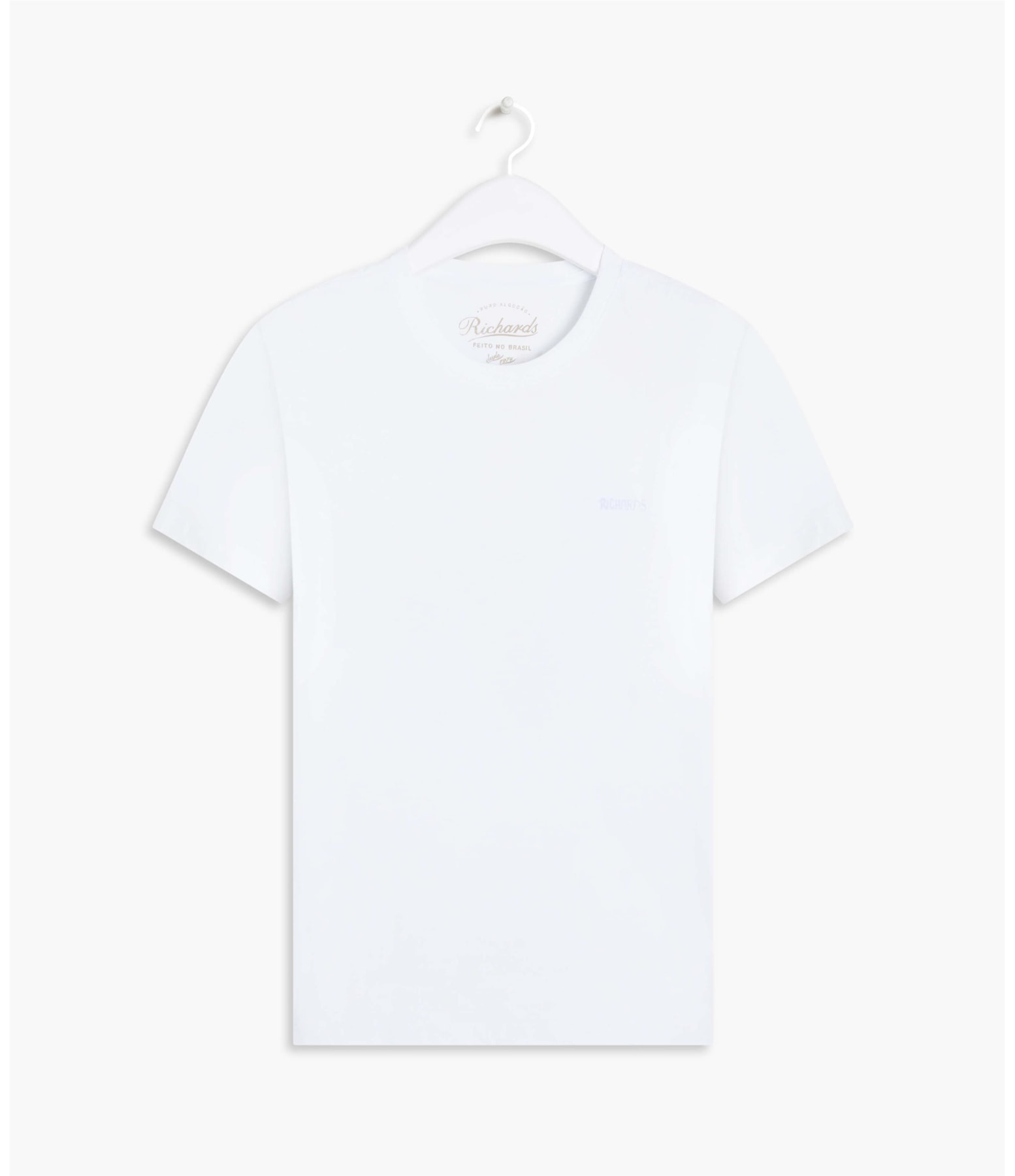 T-Shirt Mm Aquarela Pássaro Mc Branco