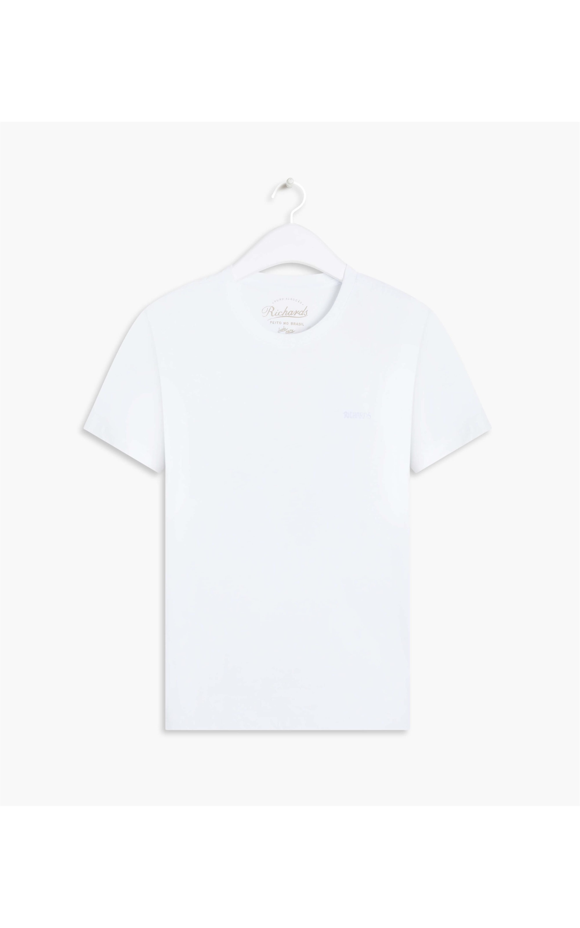 T-Shirt Mm Aquarela Pássaro Mc Branco
