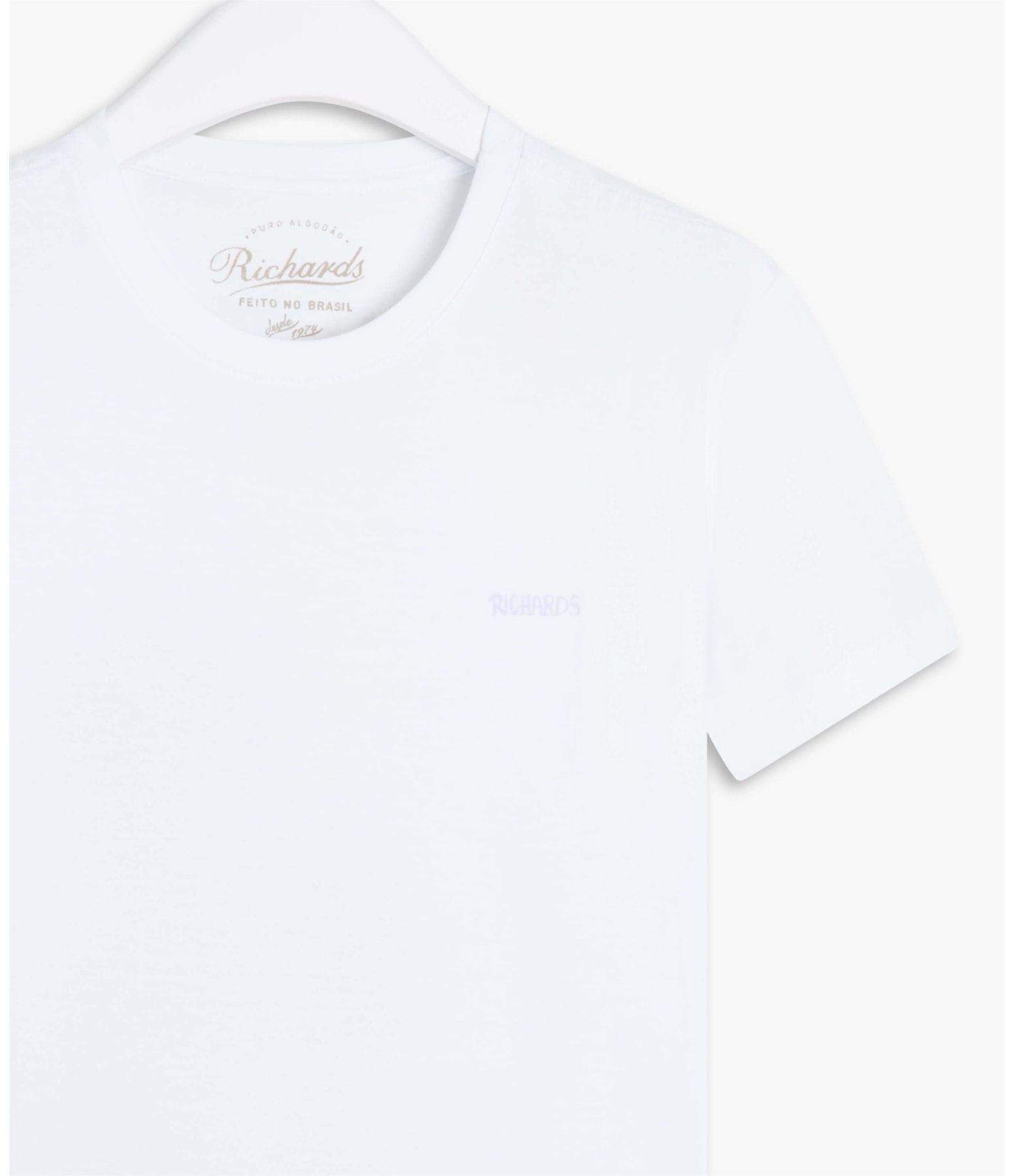 T-Shirt Mm Aquarela Pássaro Mc Branco