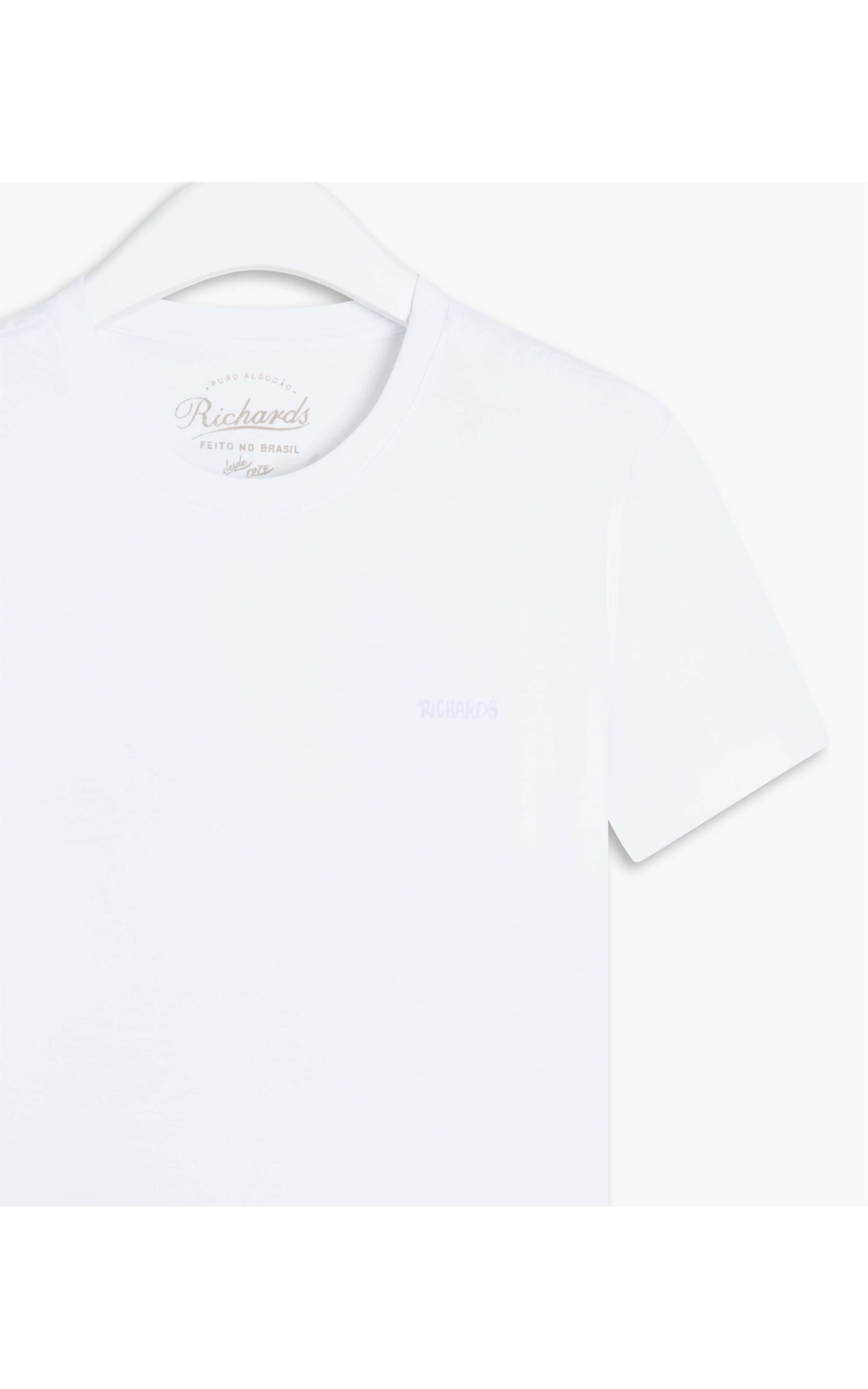 T-Shirt Mm Aquarela Pássaro Mc Branco