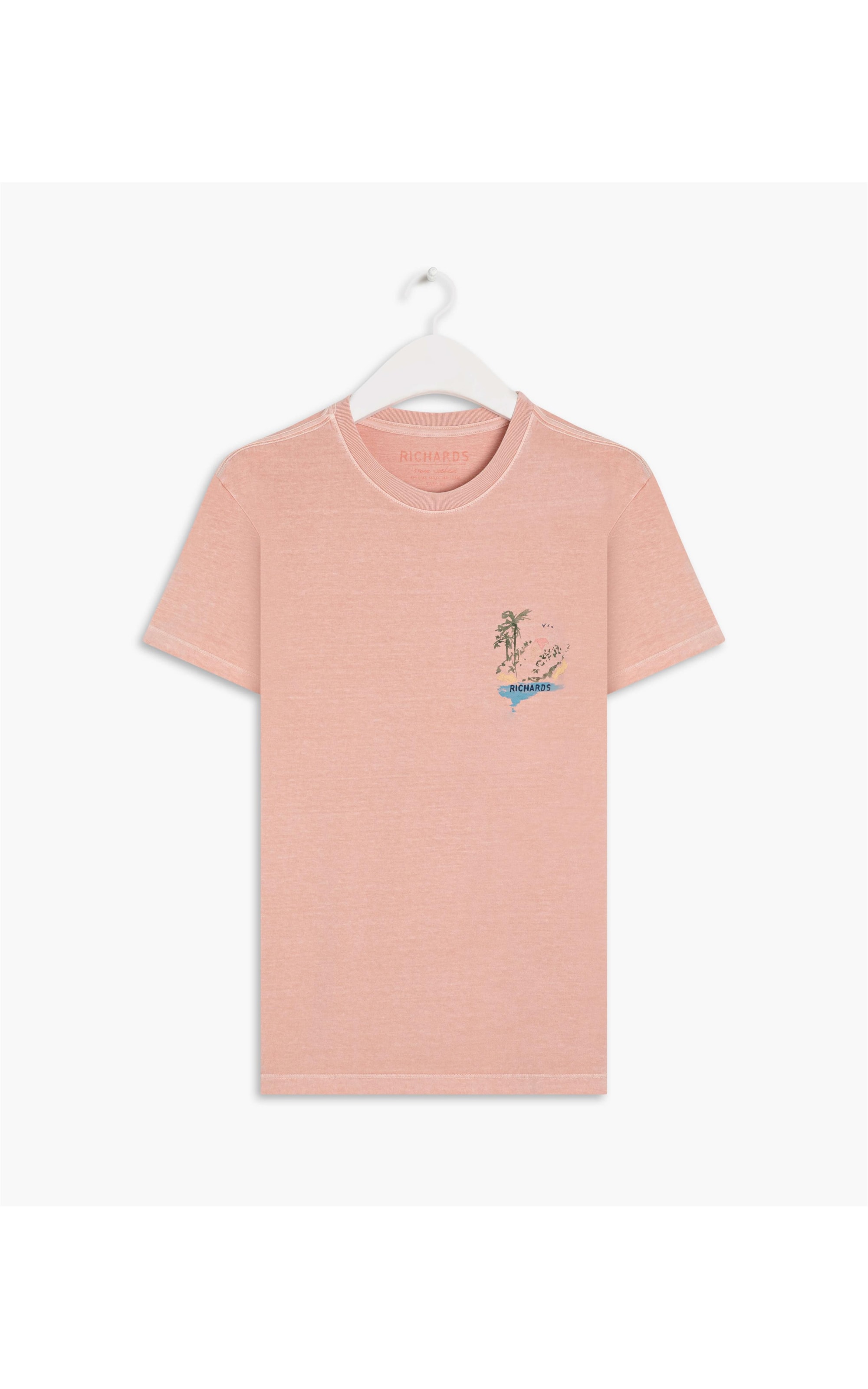 T-Shirt Mm Aquarela River Blush