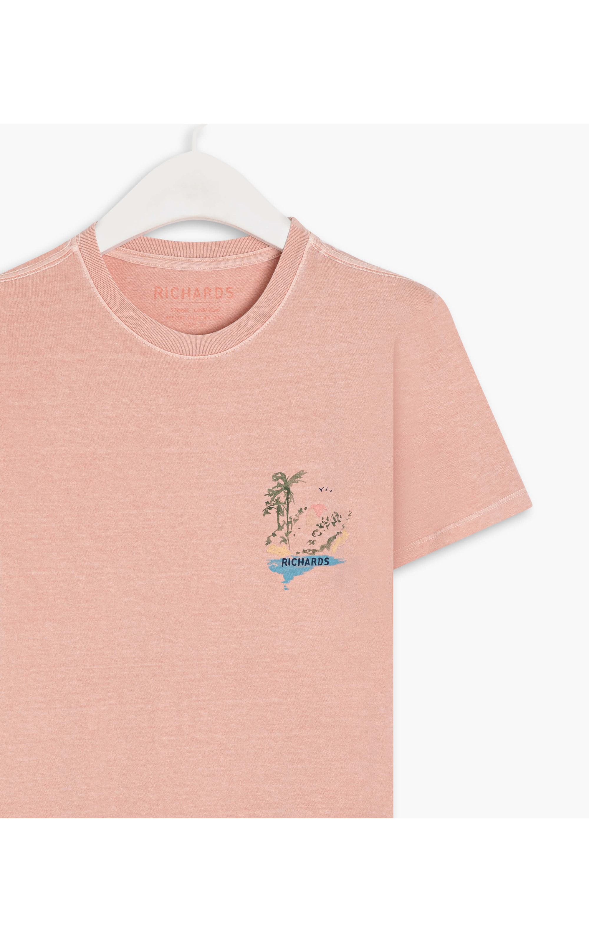 T-Shirt Mm Aquarela River Blush