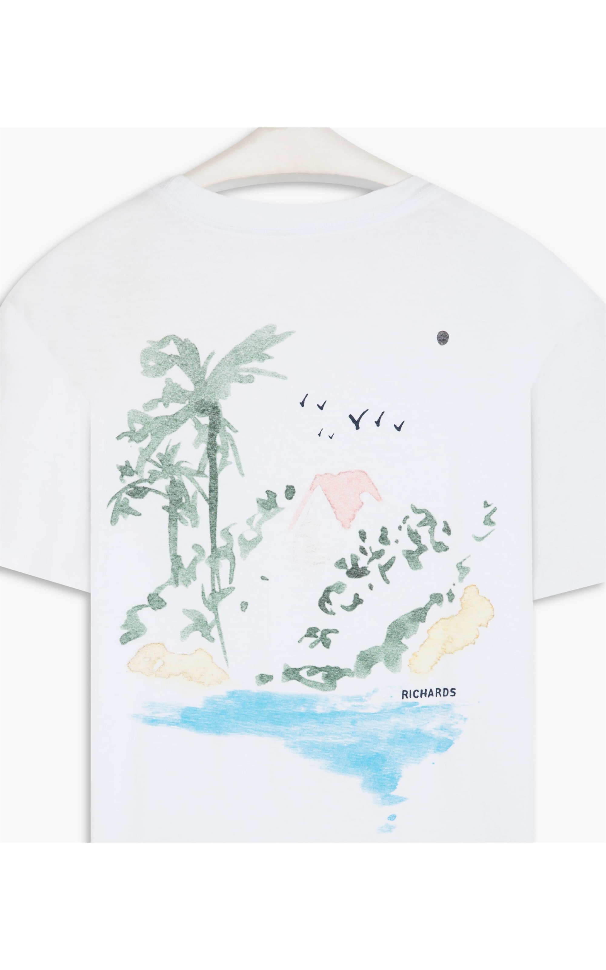 T-Shirt Mm Aquarela River Branco