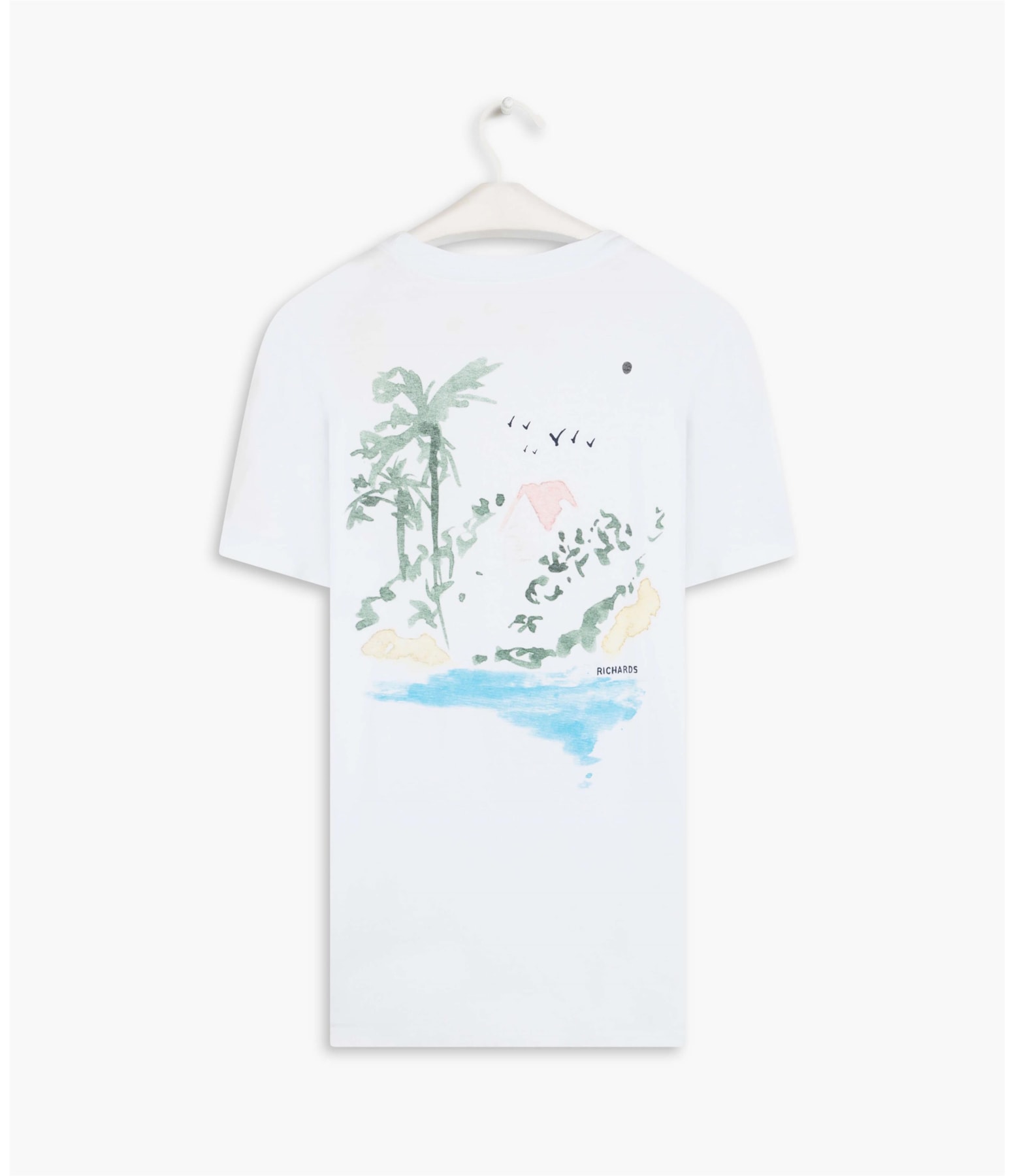 T-Shirt Mm Aquarela River Branco