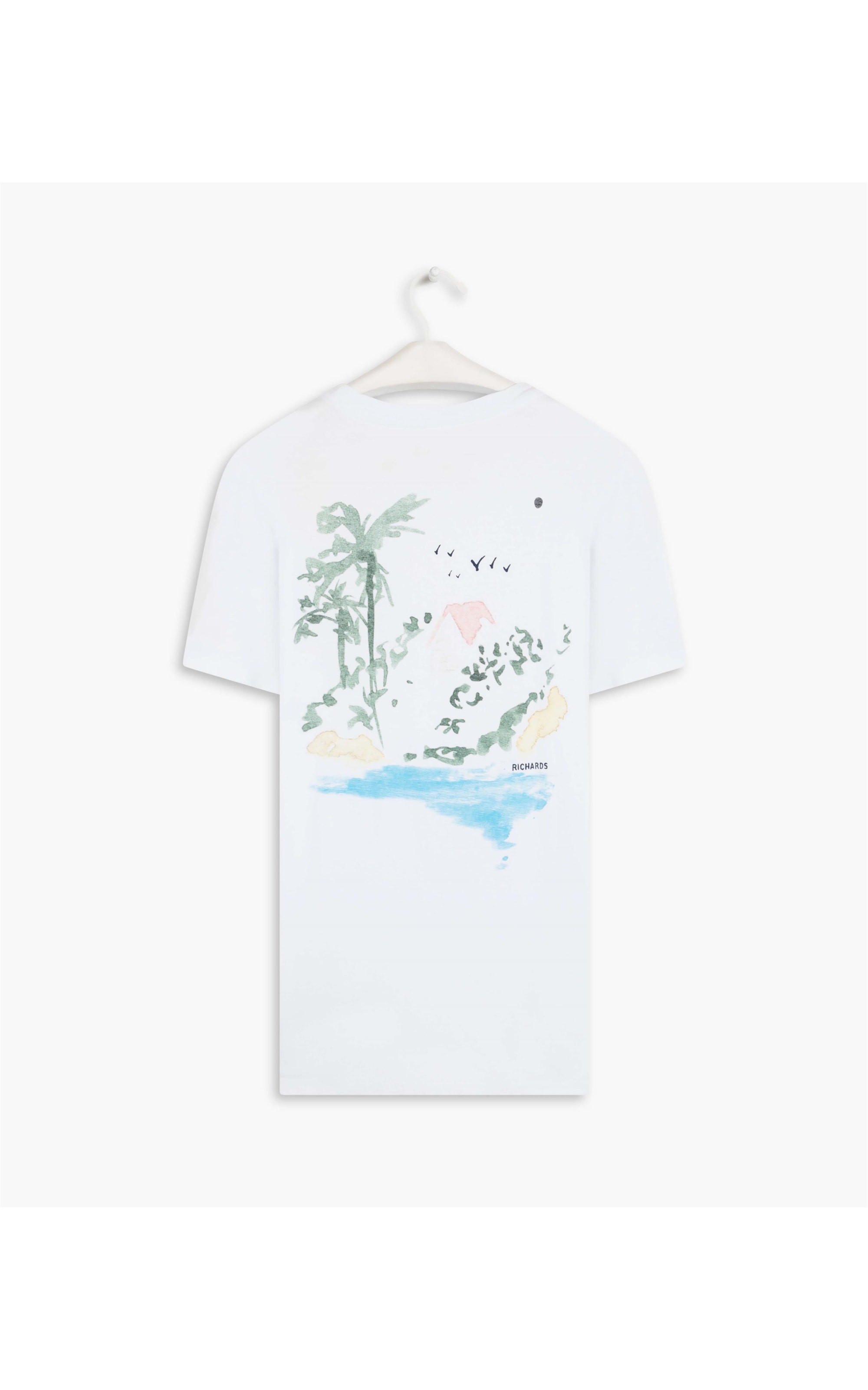 T-Shirt Mm Aquarela River Branco