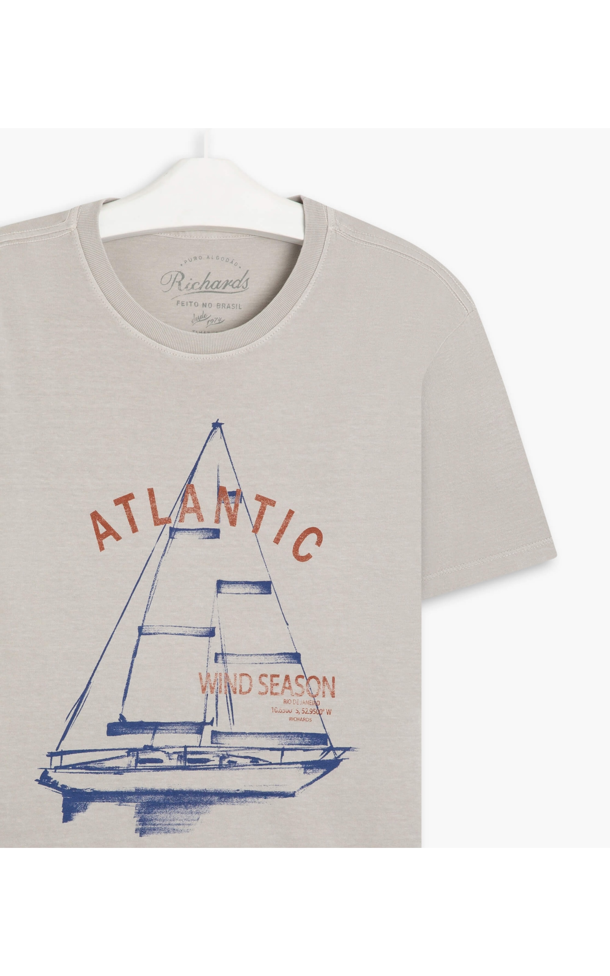 T-Shirt Mm Atlantic Stone  Gelo