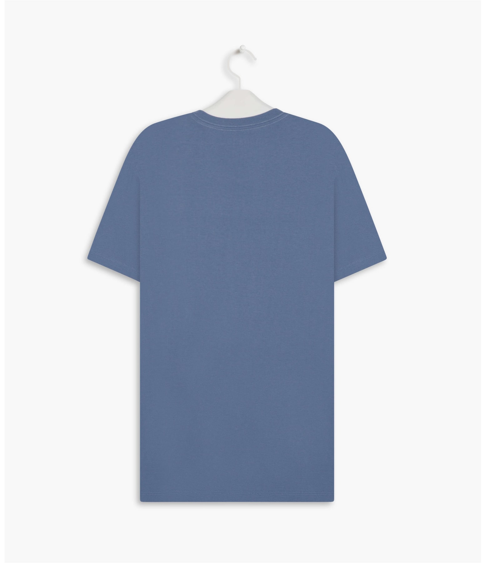 T-Shirt Mm Basic Fabric Dye Azul Medio