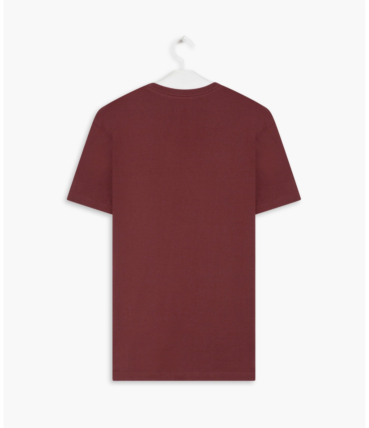 T-Shirt Mm Basic Fabric Dye Bordeaux