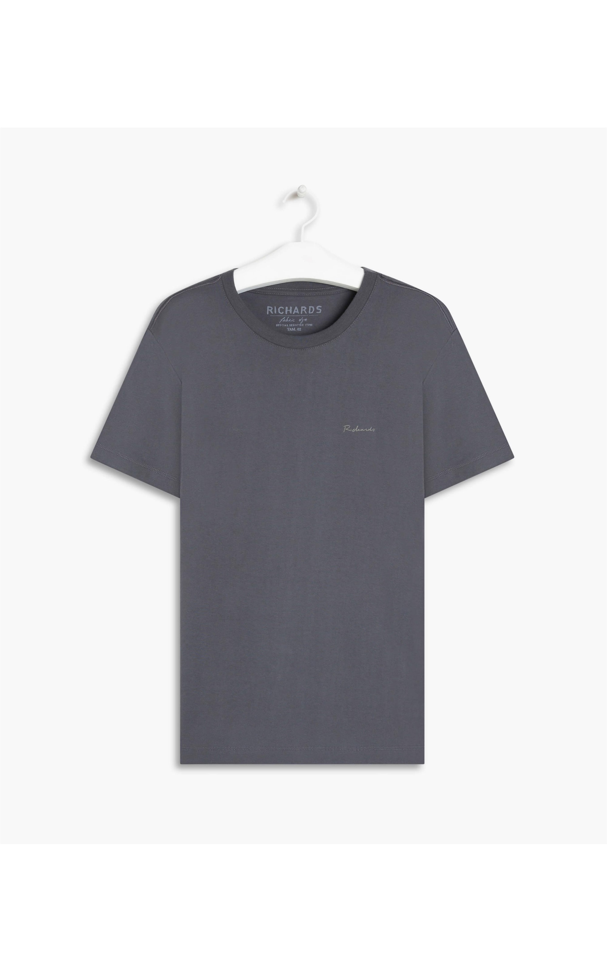 T-Shirt Mm Basic Fabric Dye Grafite
