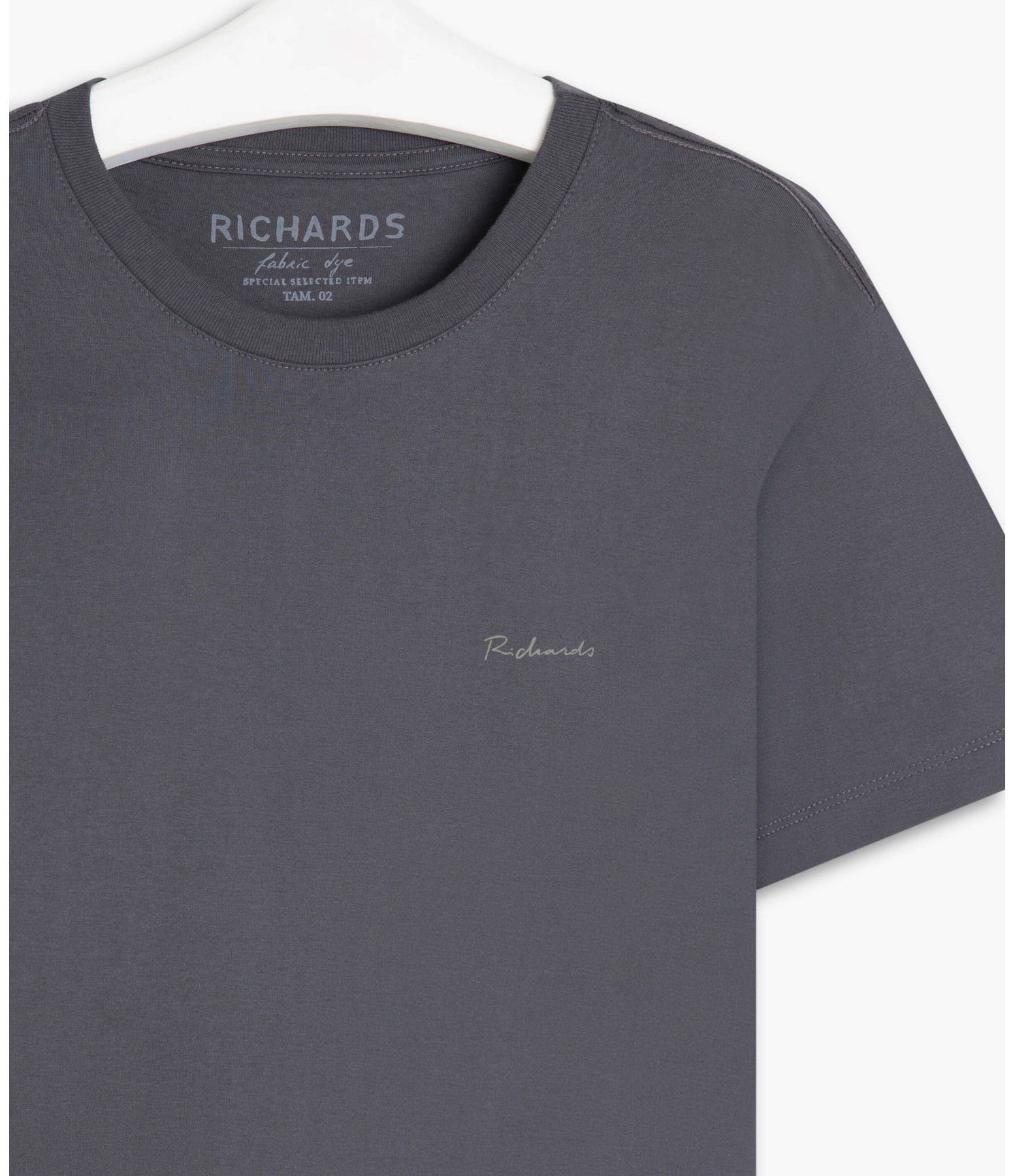 T-Shirt Mm Basic Fabric Dye Grafite