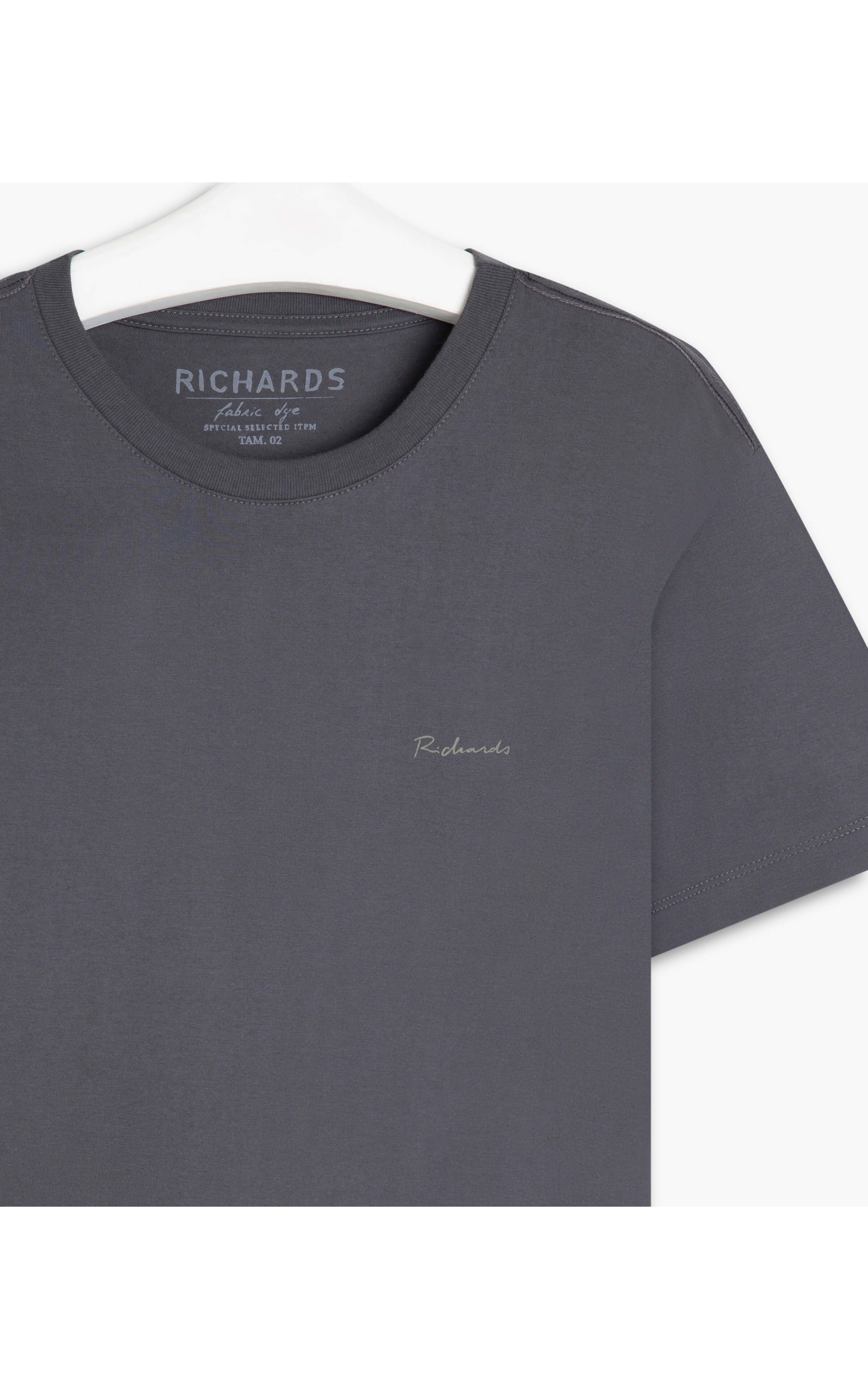 T-Shirt Mm Basic Fabric Dye Grafite