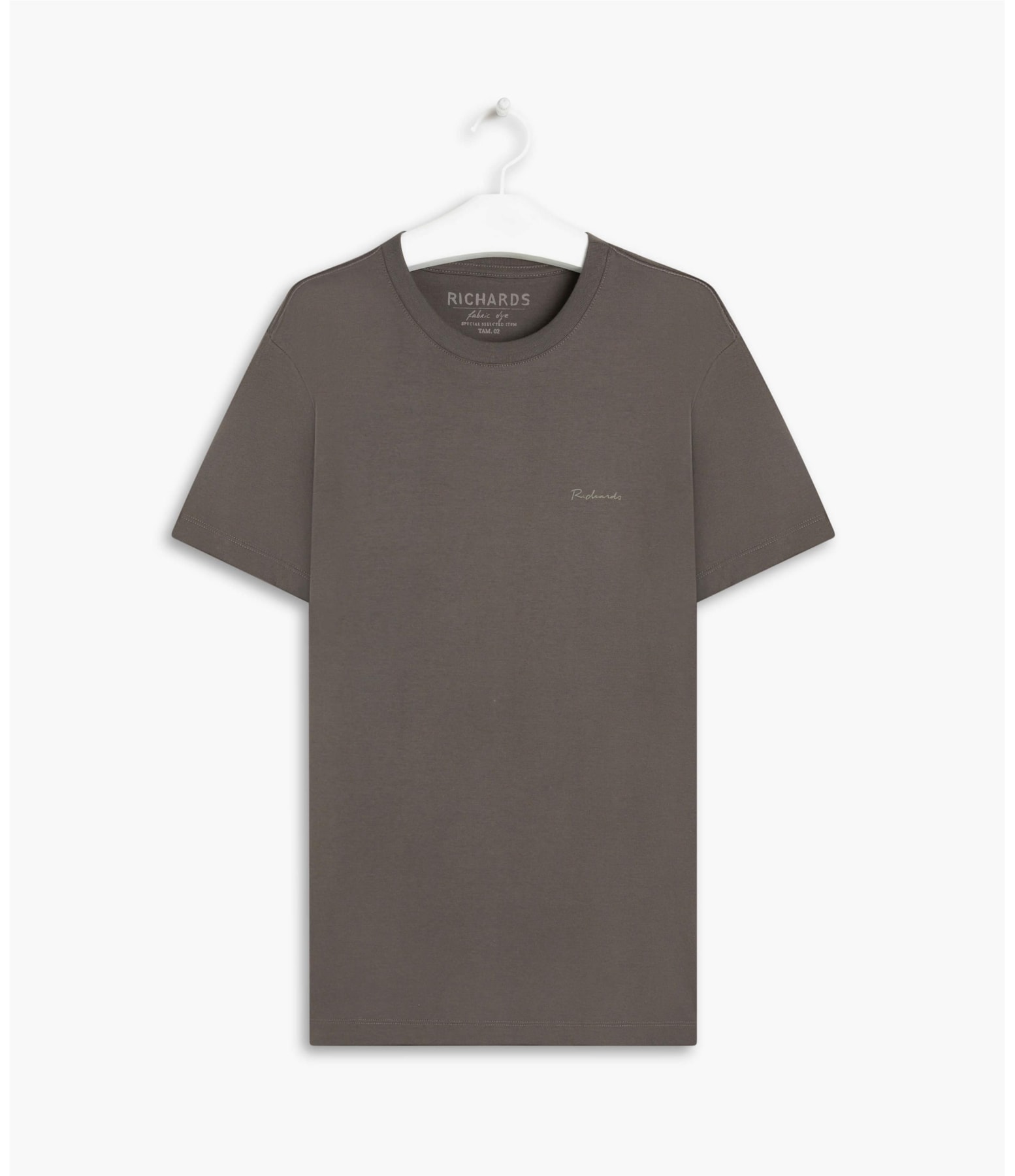 T-Shirt Mm Basic Fabric Dye Tabaco