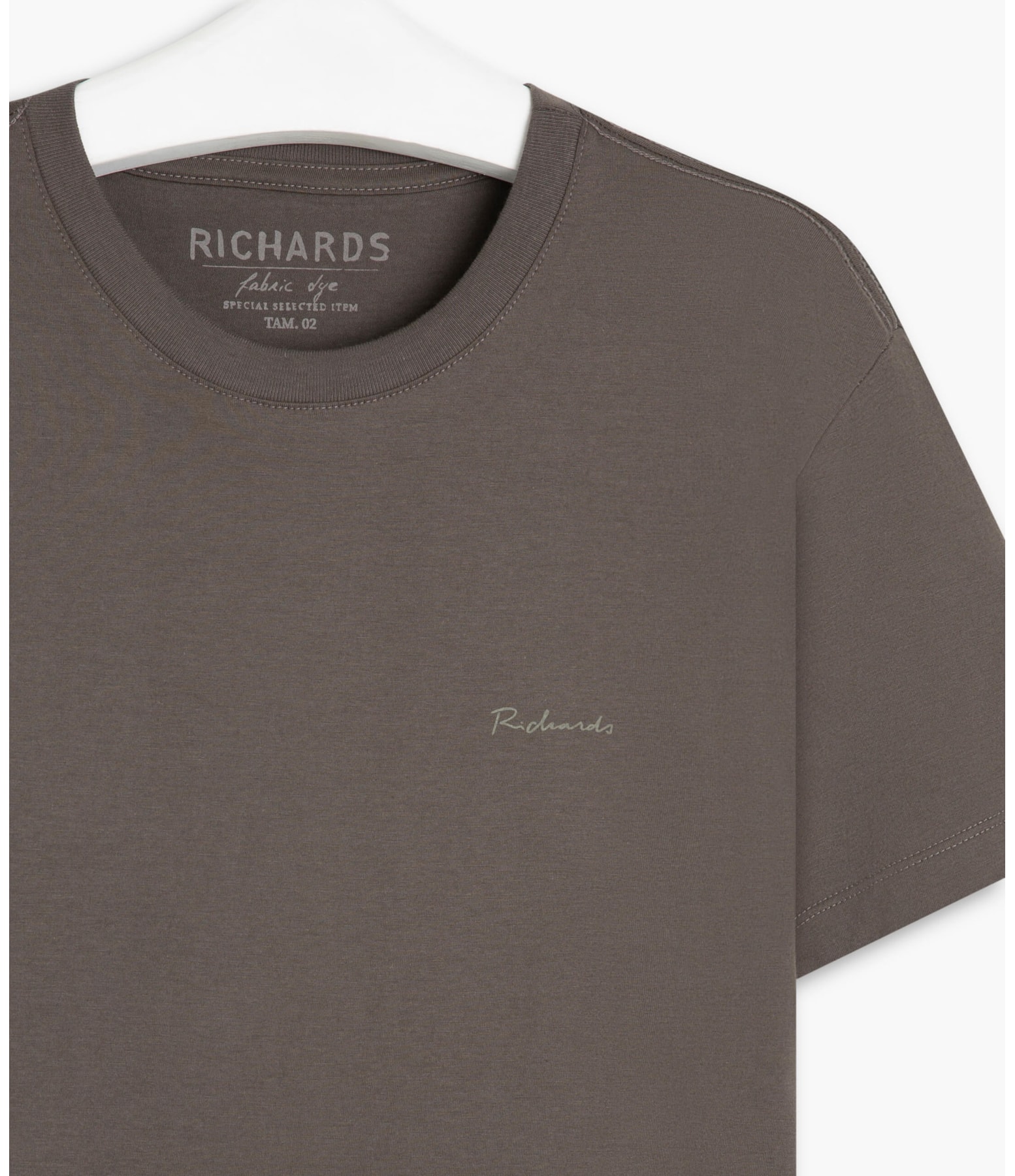 T-Shirt Mm Basic Fabric Dye Tabaco