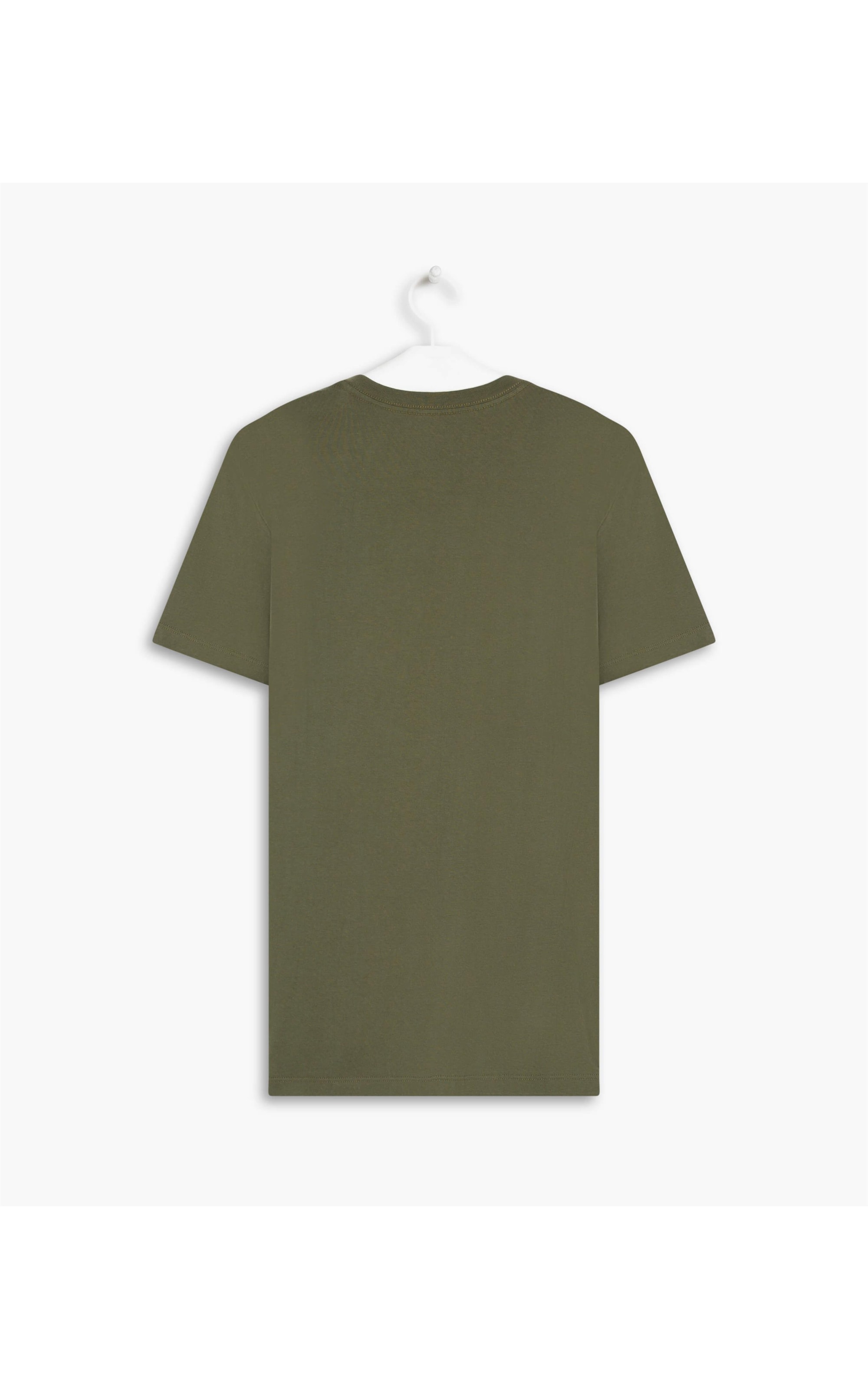 T-Shirt Mm Basic Fabric Dye Verde Army