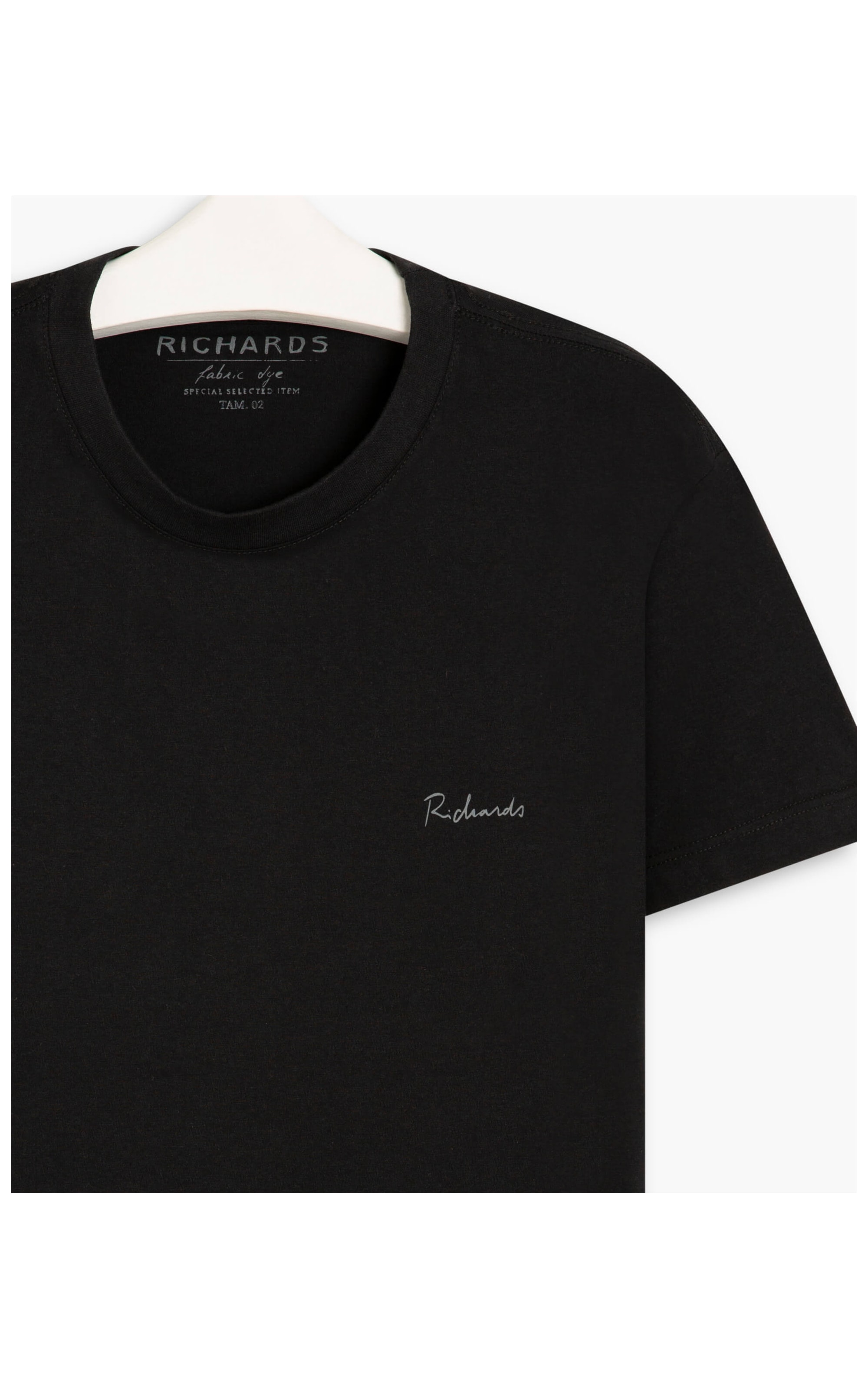 T-Shirt Mm Basic Richards Preto
