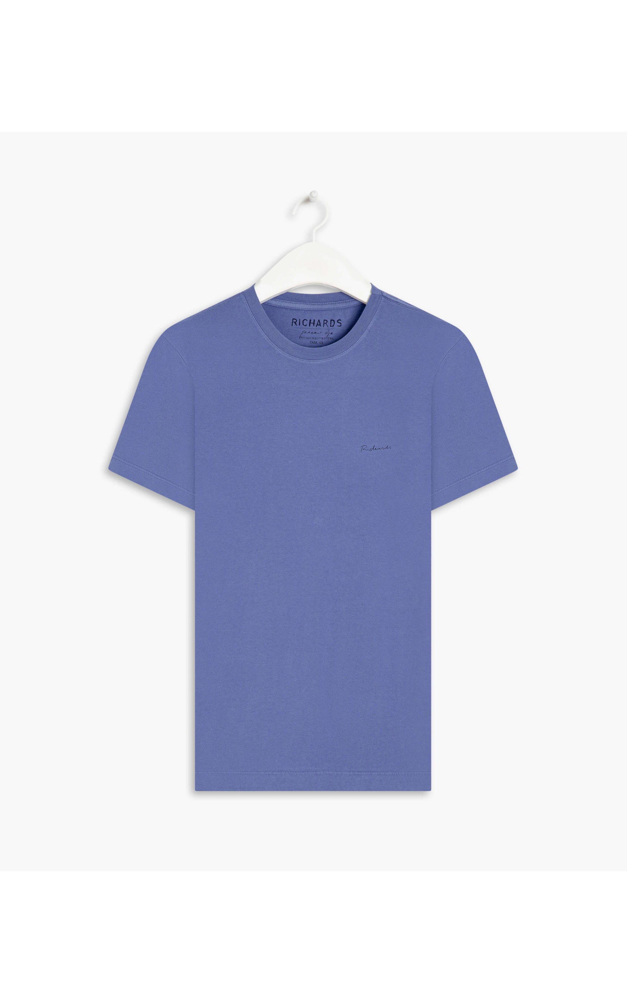 T-Shirt Mm Basica Aquarela Azul Jeans