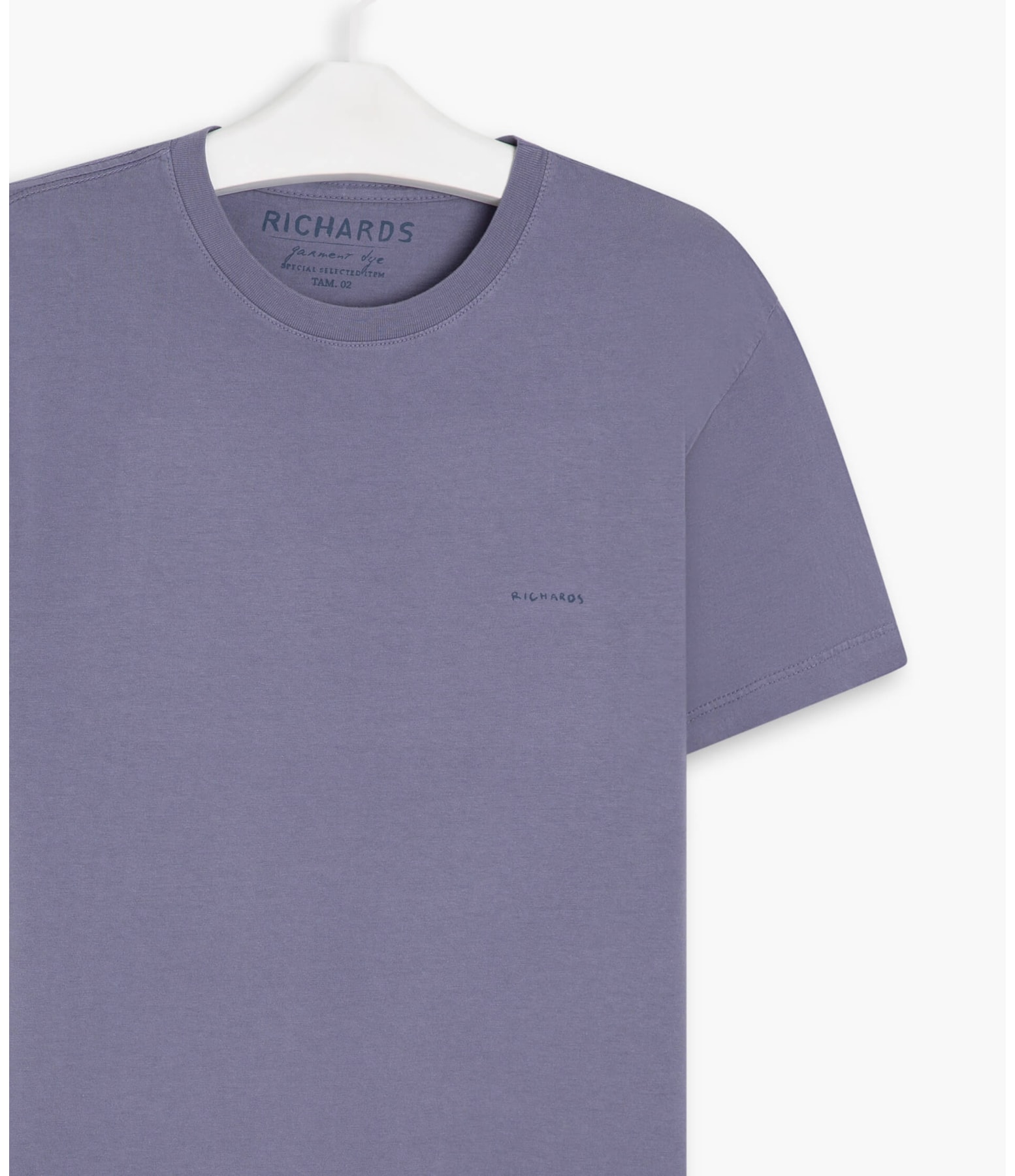 T-Shirt Mm Basica Aquarela Azul Pervante