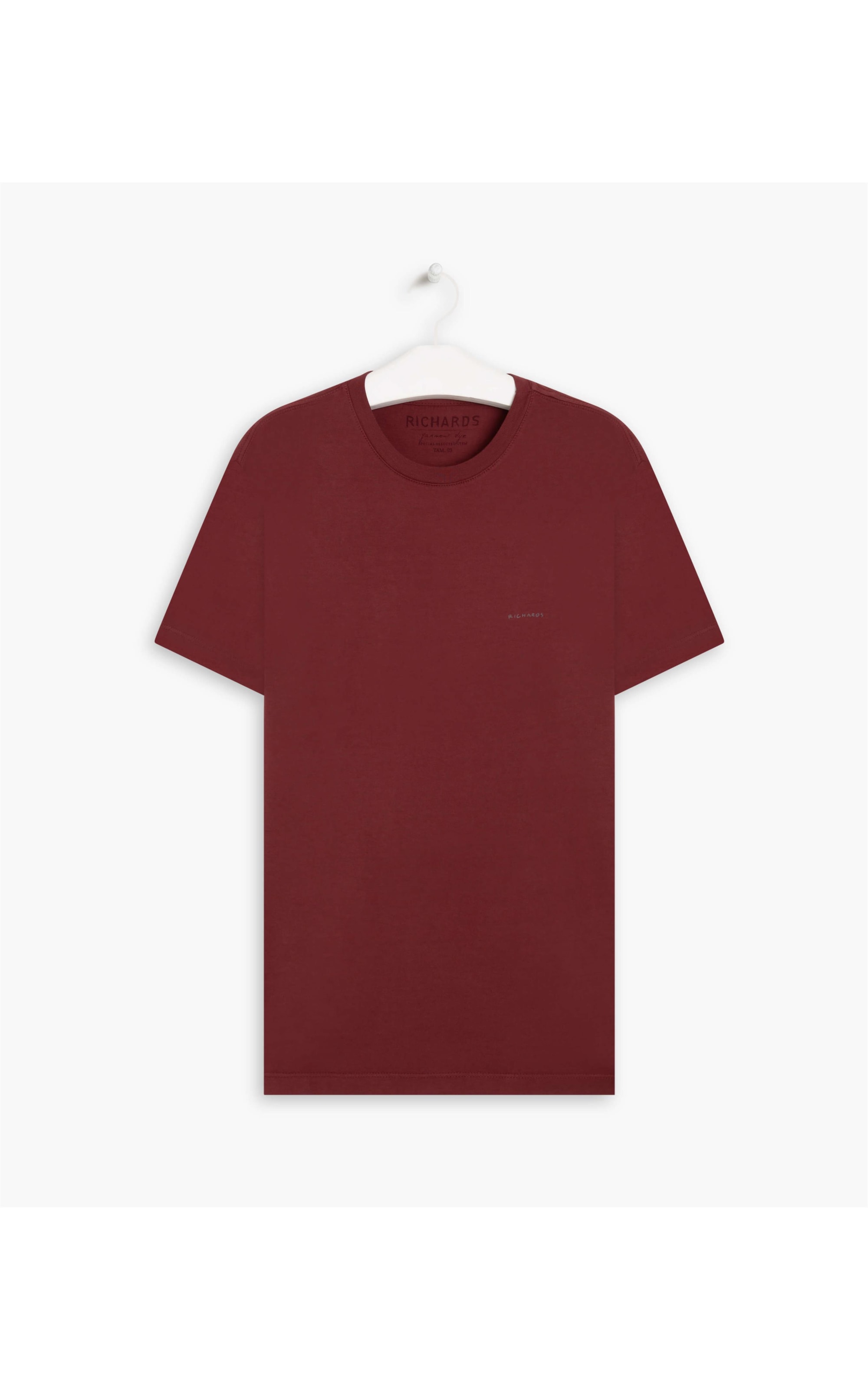 T-Shirt Mm Basica Aquarela Bordeaux