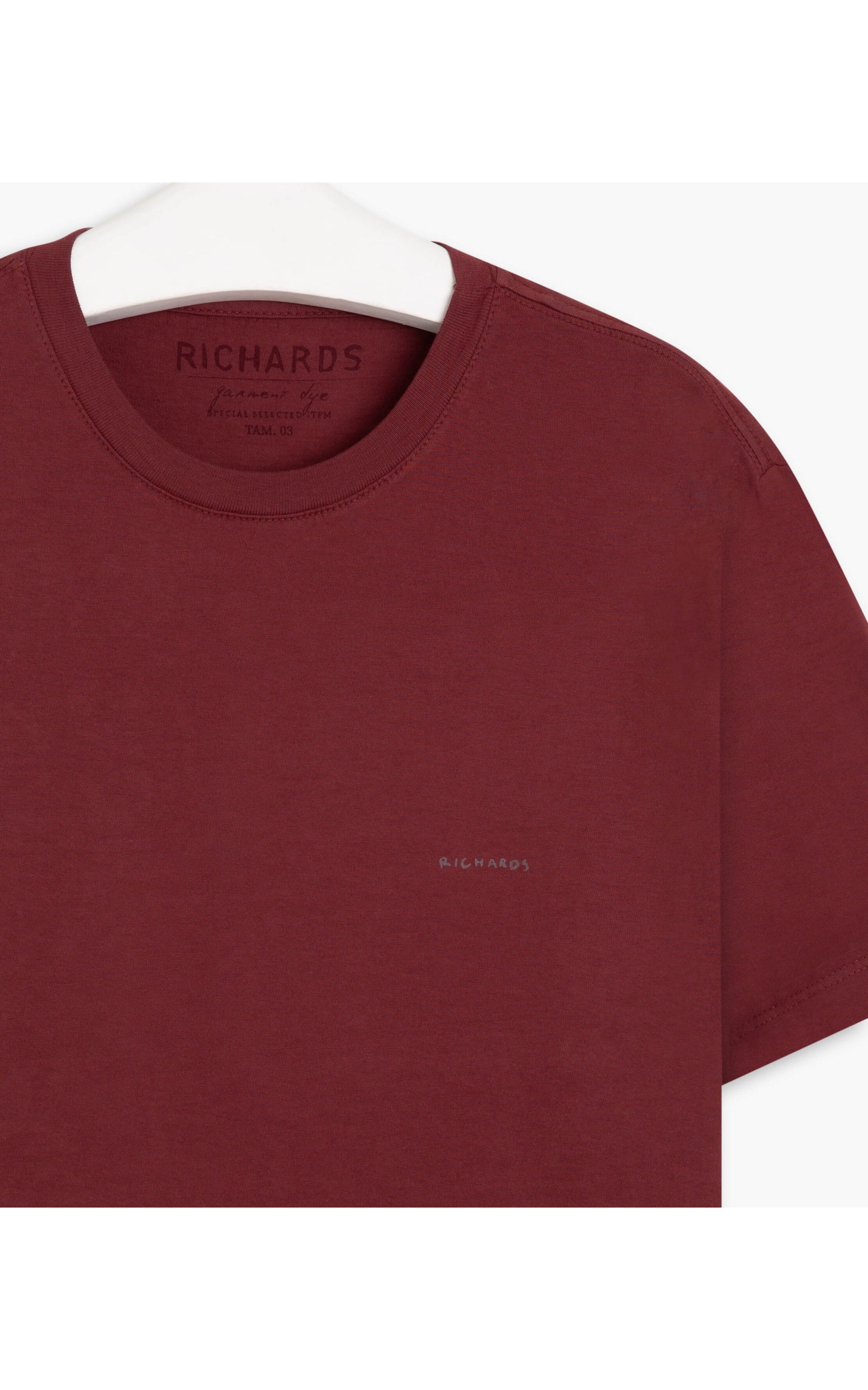 T-Shirt Mm Basica Aquarela Bordeaux