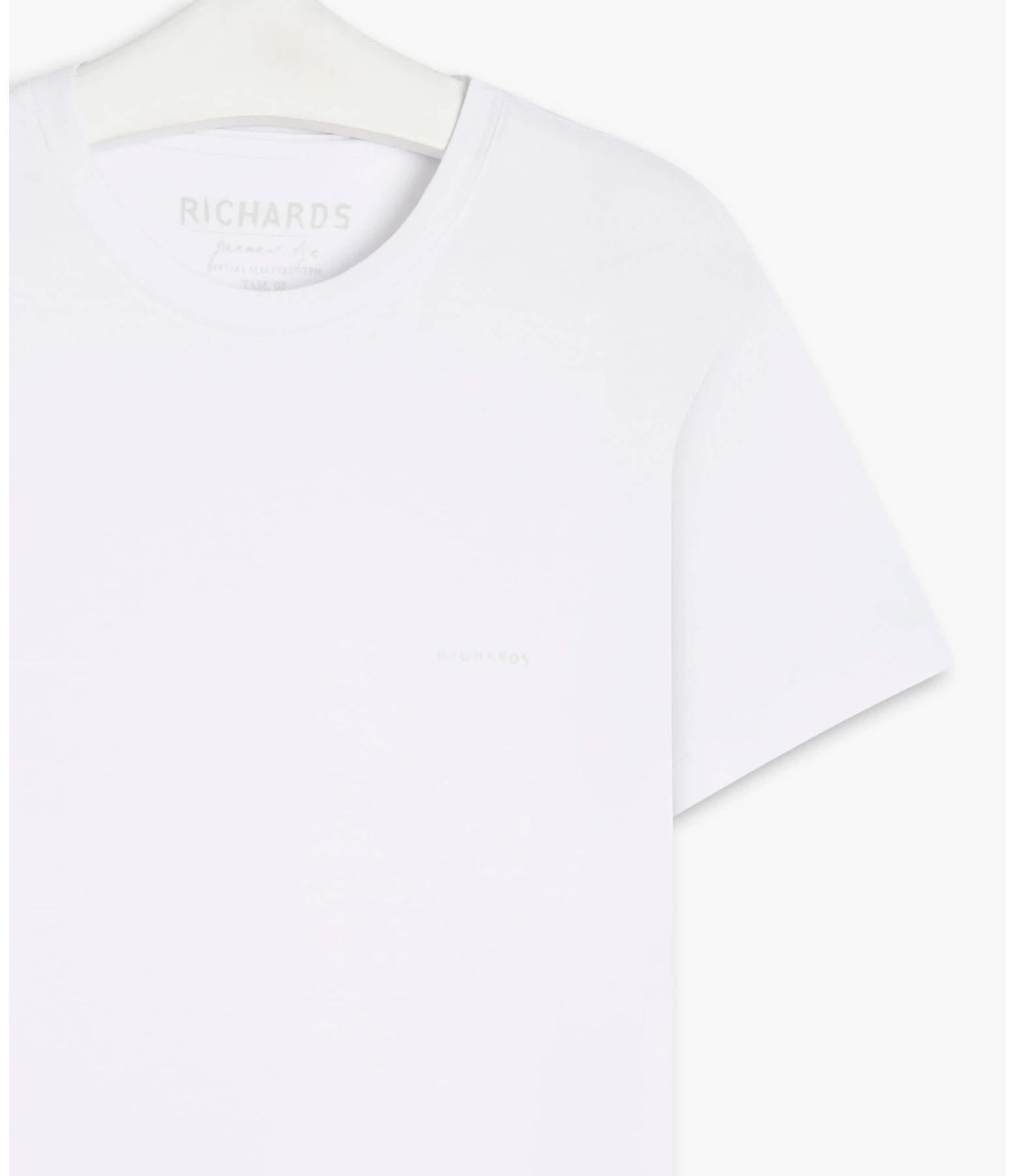 T-Shirt Mm Basica Aquarela Branco