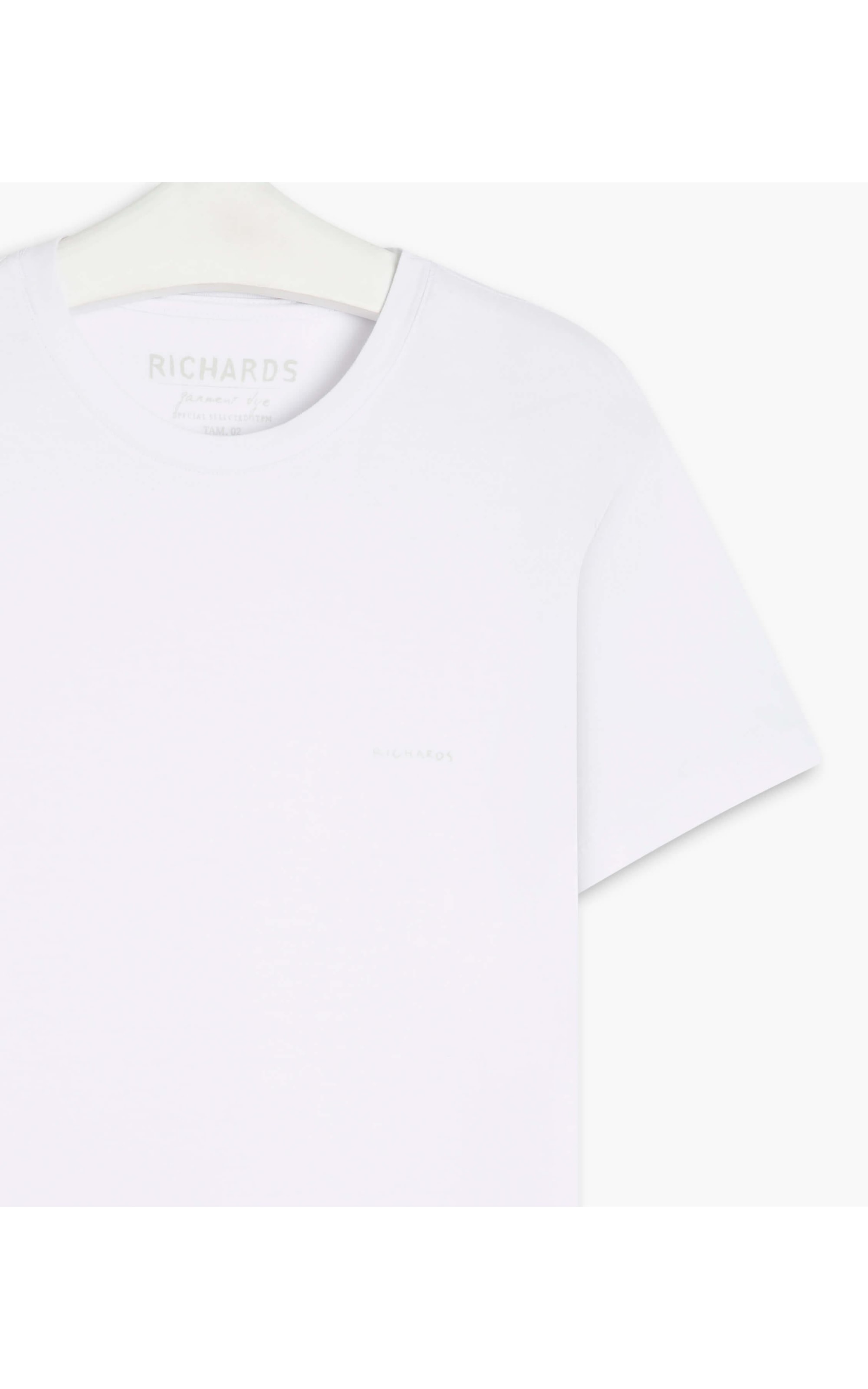 T-Shirt Mm Basica Aquarela Branco