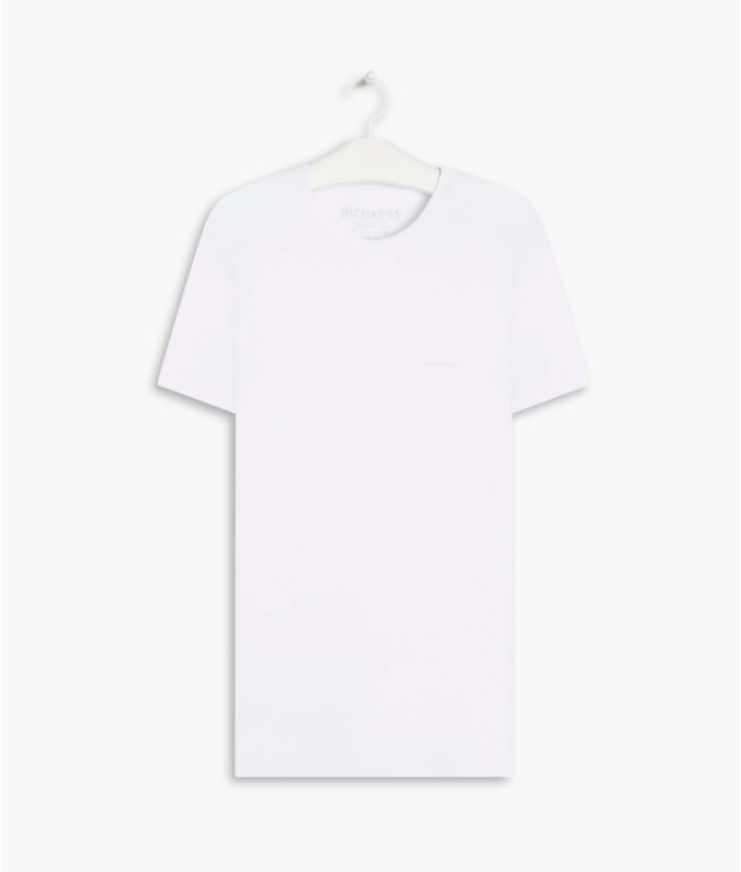 T-Shirt Mm Basica Aquarela Branco
