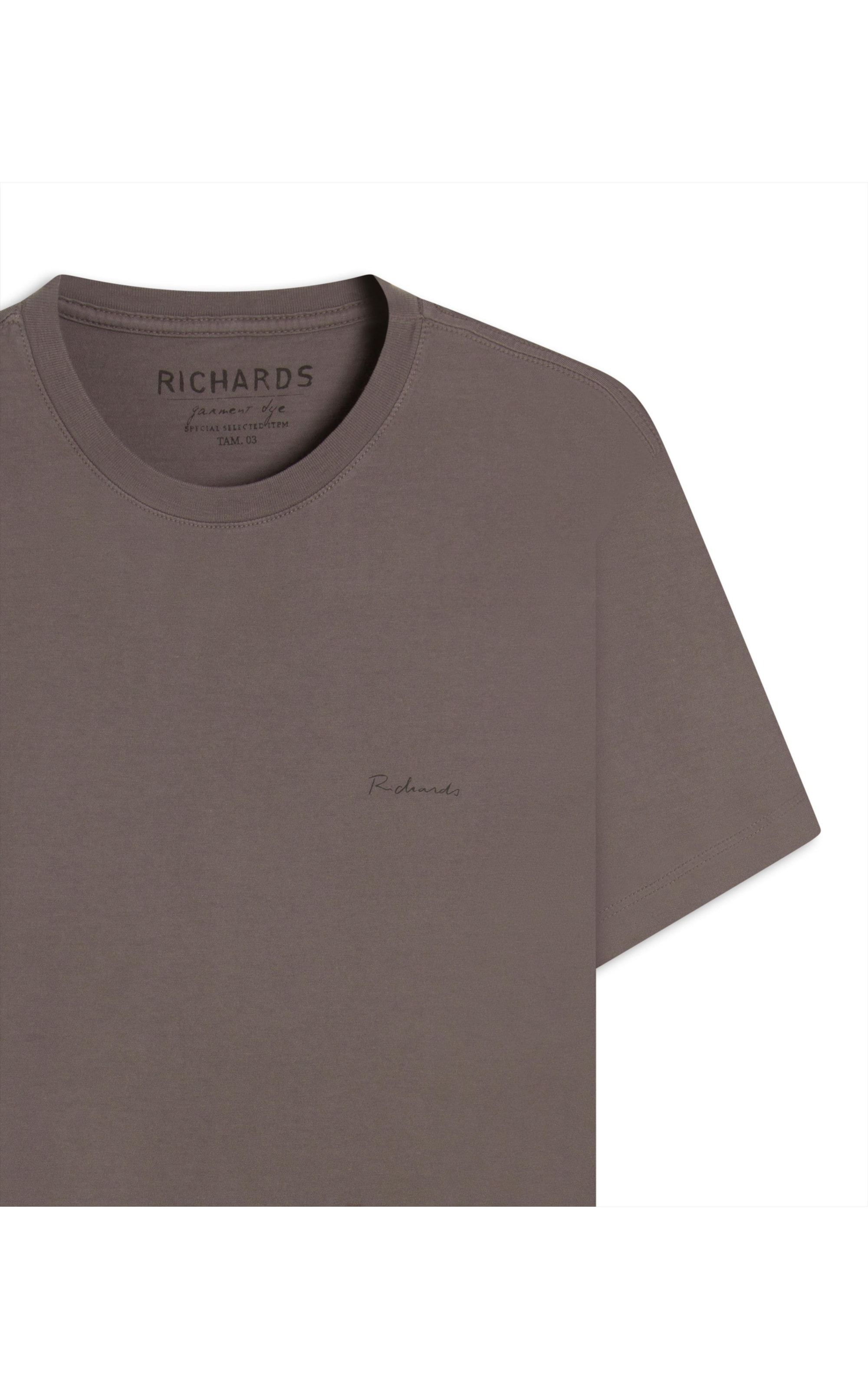 T-Shirt Mm Basica Aquarela Castor