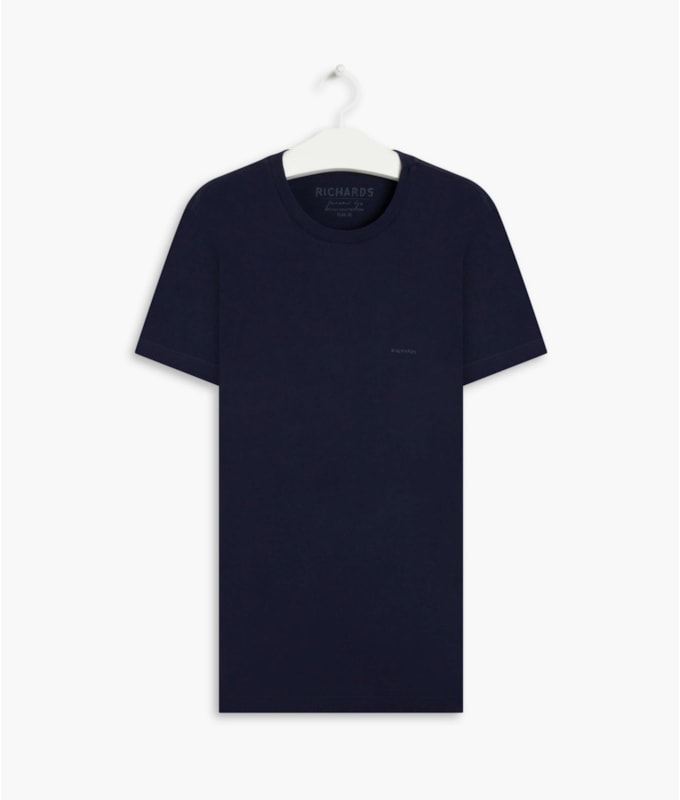 T-Shirt Mm Basica Aquarela Dark Navy