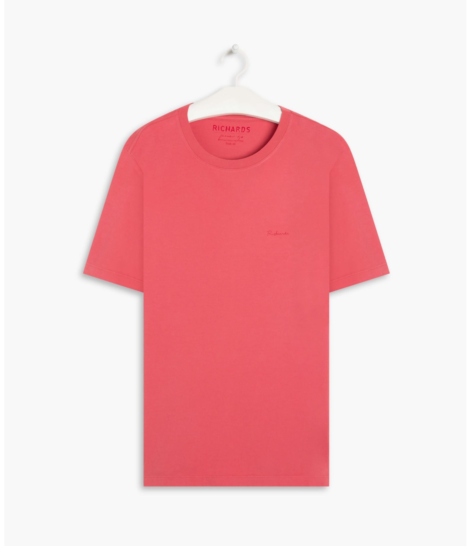 T-Shirt Mm Basica Aquarela Framboeza