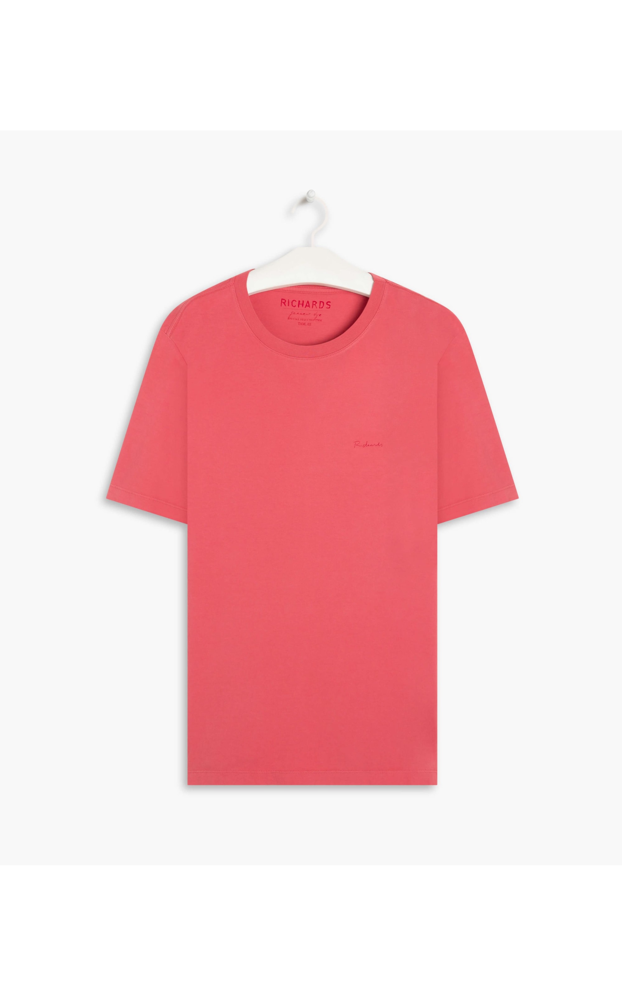 T-Shirt Mm Basica Aquarela Framboeza