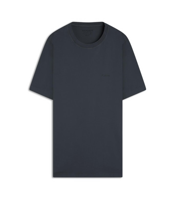 T-Shirt Mm Basica Aquarela Midnight Blue