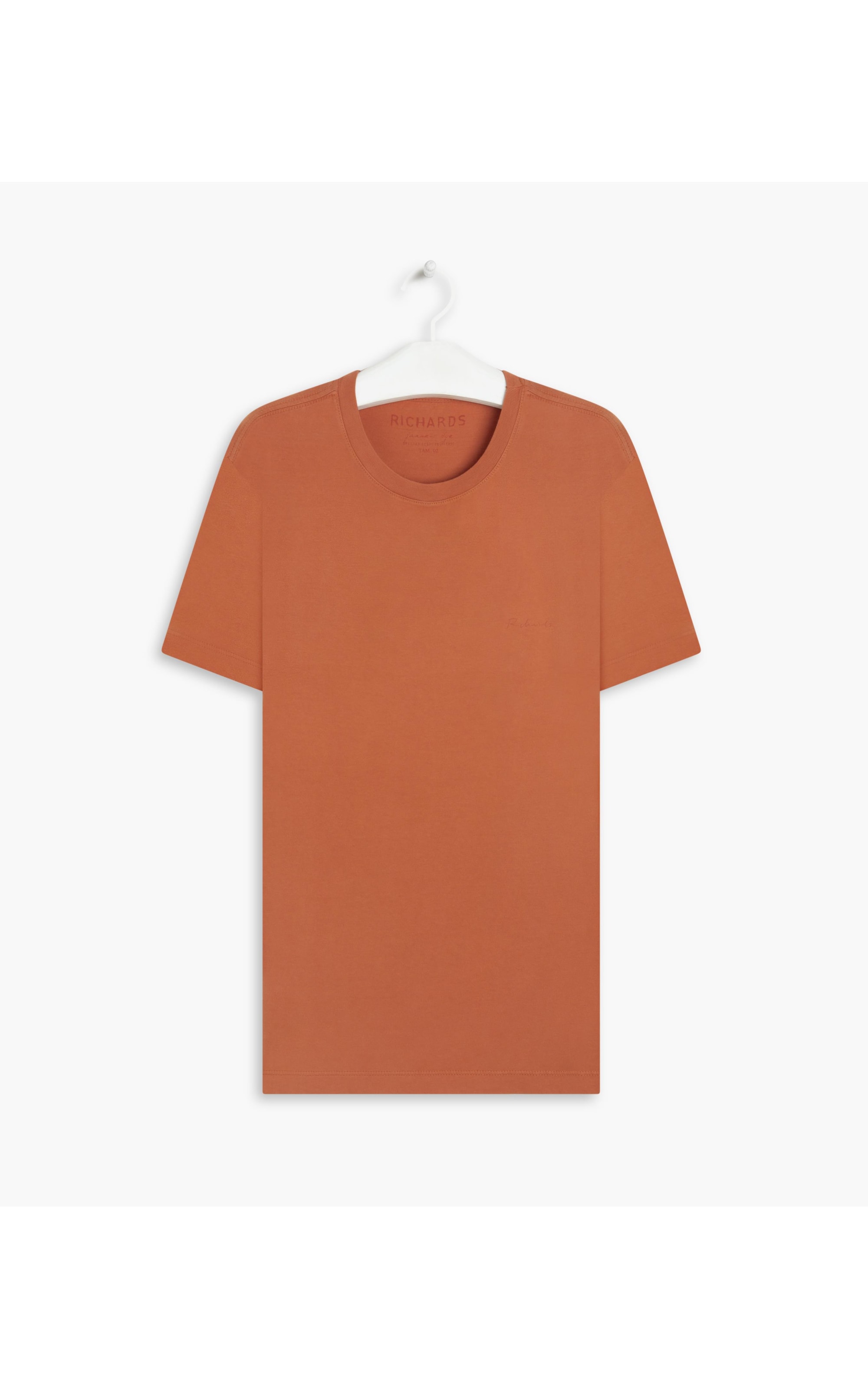 T-Shirt Mm Basica Aquarela Telha