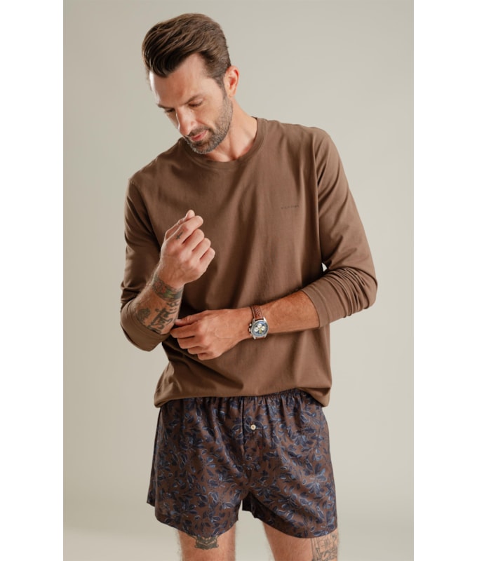 T-Shirt Mm Basica Gd Ml Tabaco