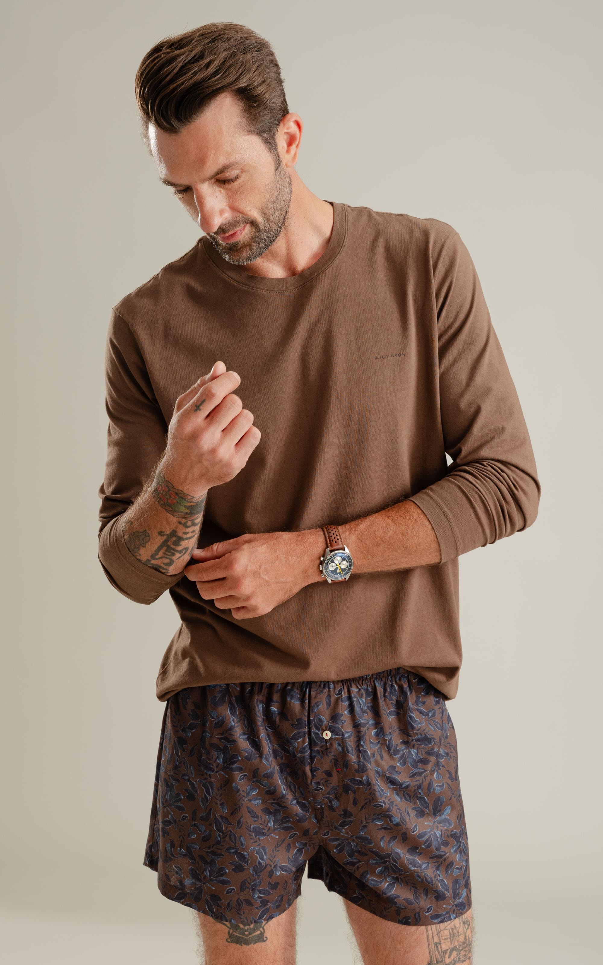 T-Shirt Mm Basica Gd Ml Tabaco